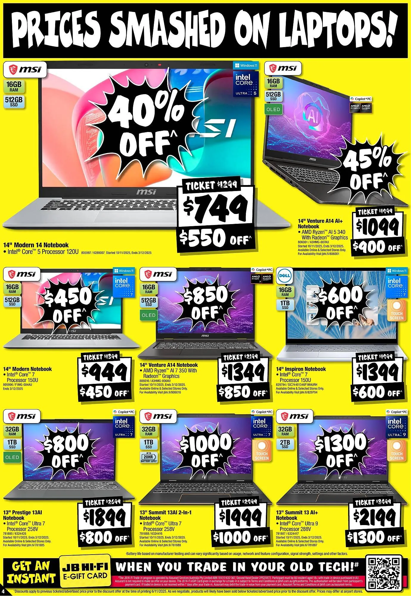 JB Hi-Fi catalogue - Catalogue valid from 11 November to 1 December 2025 - page 4