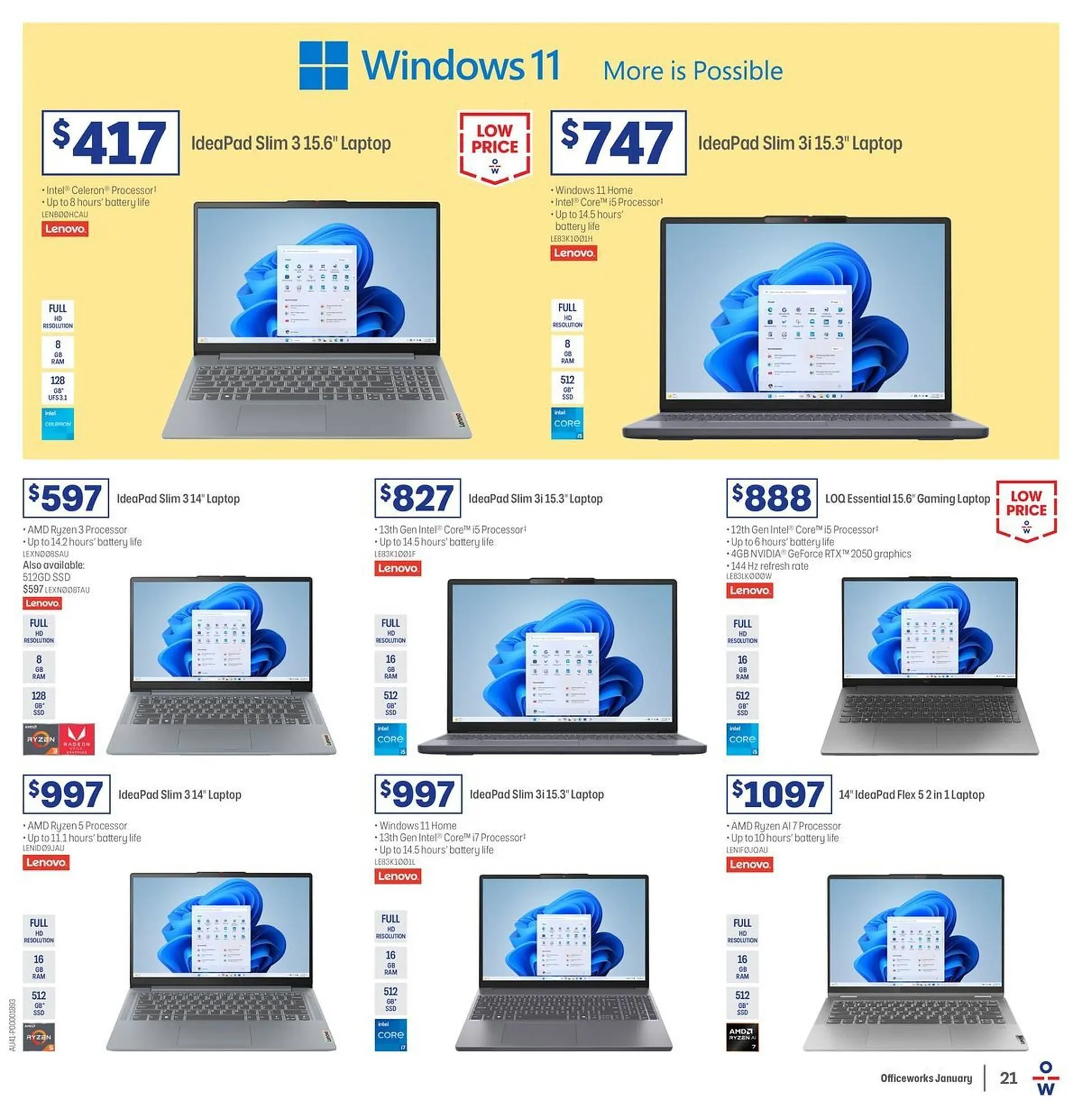 Officeworks catalogue - Catalogue valid from 1 January to 8 February 2026 - page 21