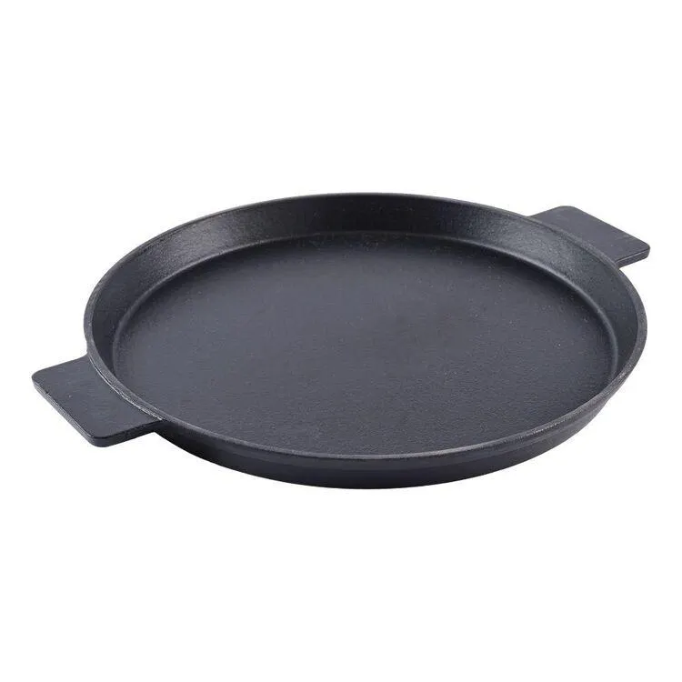 Culinary Co By Manu Cast Iron Plate Black