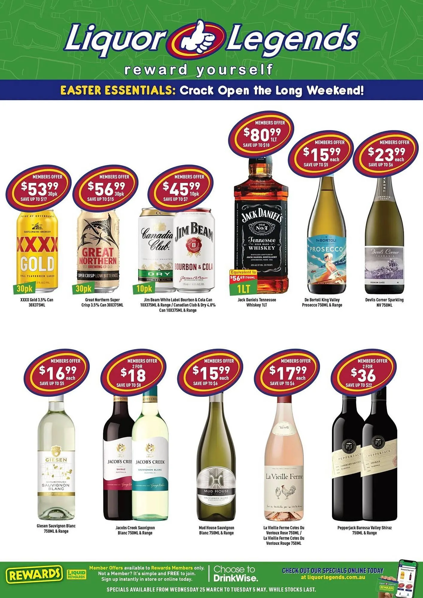 Liquor Legends catalogue - Catalogue valid from 25 March to 5 May 2026 - page 1