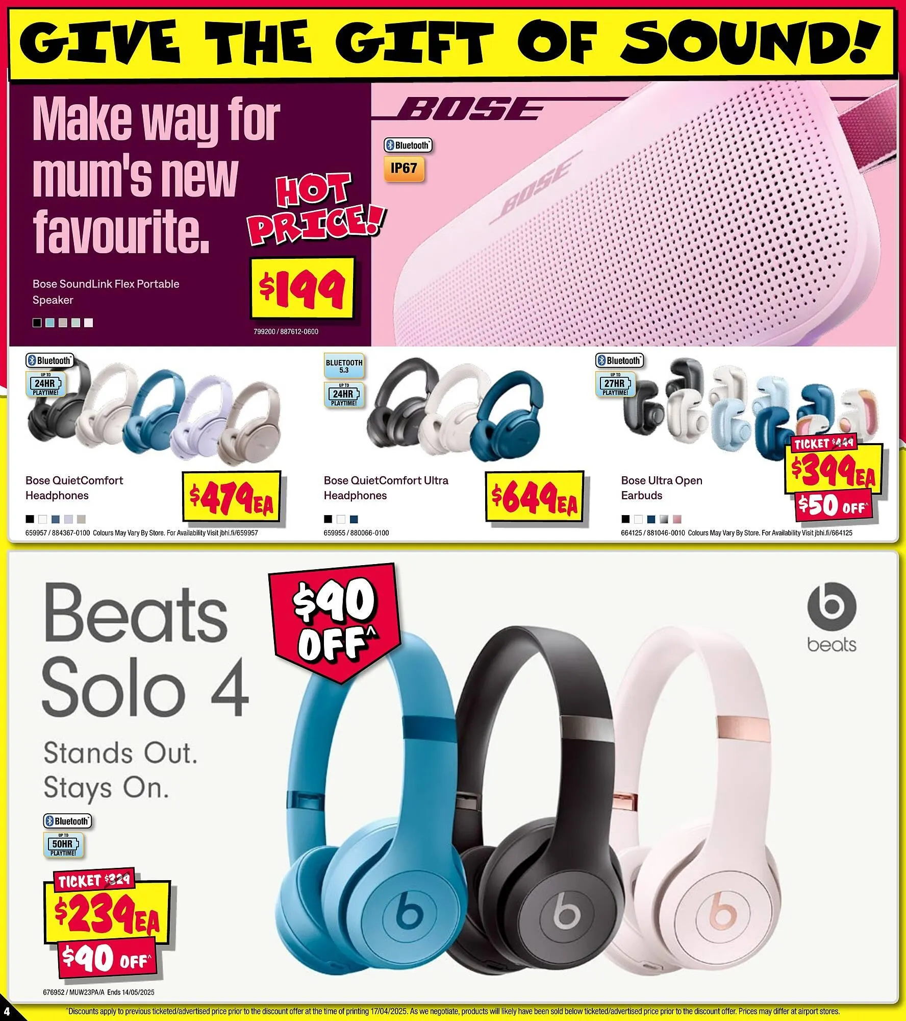 JB Hi-Fi catalogue - Catalogue valid from 1 May to 11 May 2025 - page 4