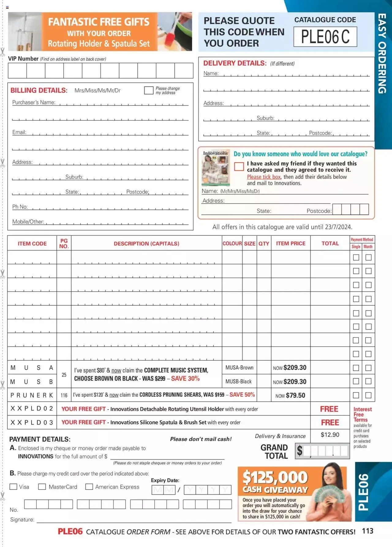 Innovations Catalogue Winter Essentials 2024 - Catalogue valid from 29 May to 31 December 2024 - page 113