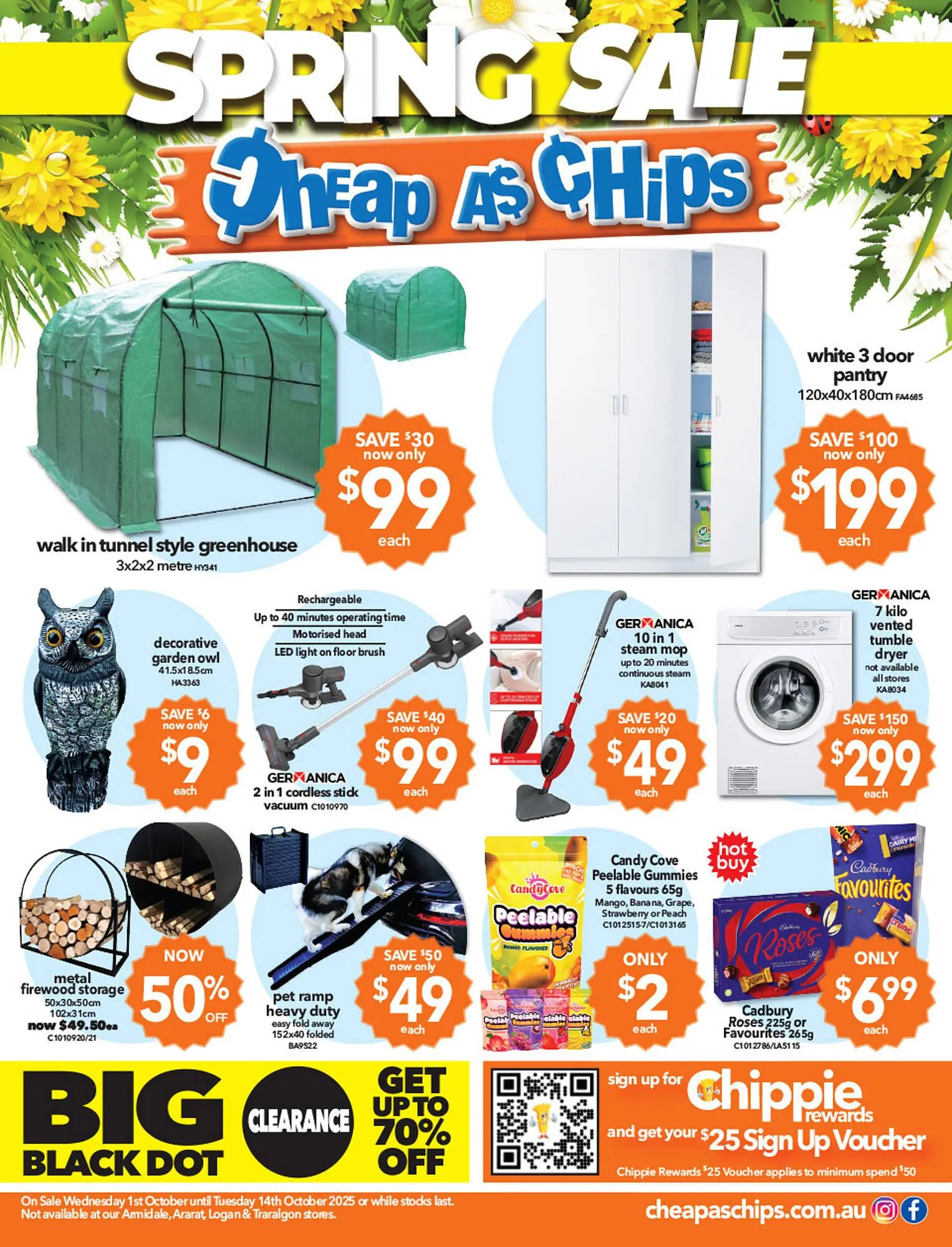 Cheap as Chips catalogue - Catalogue valid from 1 October to 14 October 2025 - page 1