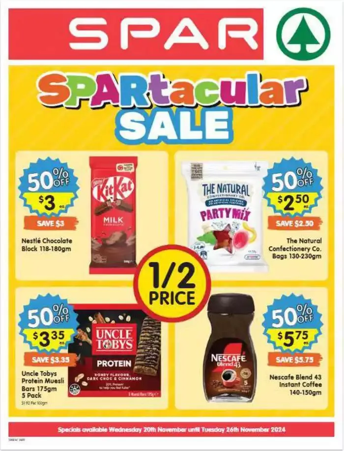 Spar 20/11 - Catalogue valid from 20 November to 26 November 2024 - page 1