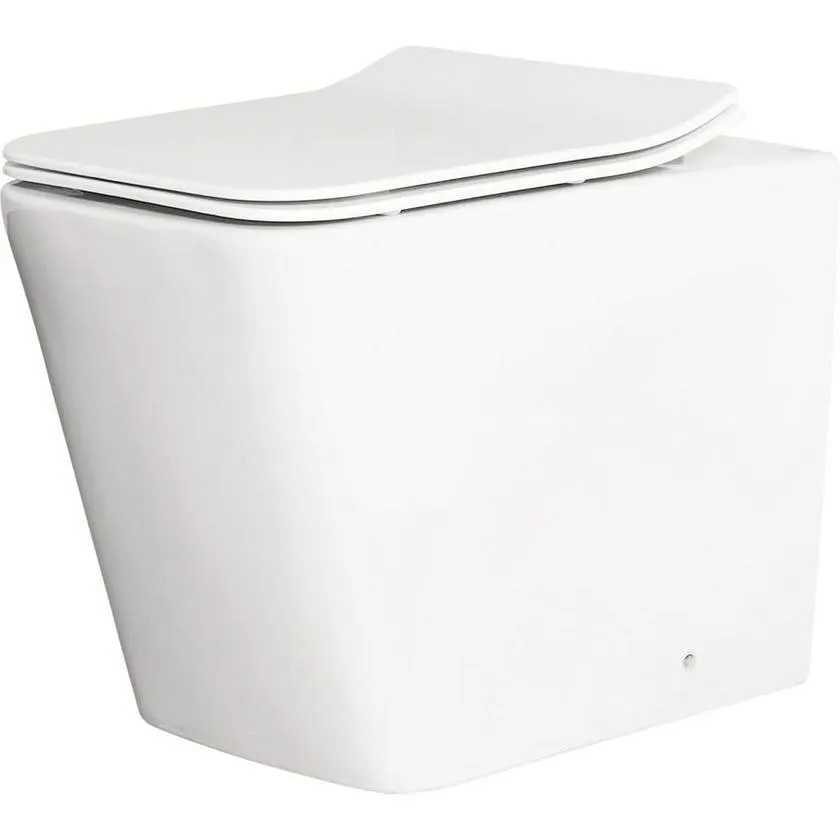 Milu Odourless 2403340 Form Wall Faced Toilet and Cistern - Back Entry / Universal Trap