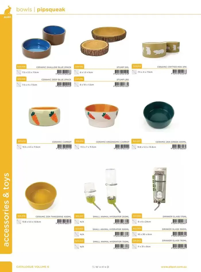 Small Animal Catalogue 2025 - Catalogue valid from 3 March to 31 December 2025 - page 10