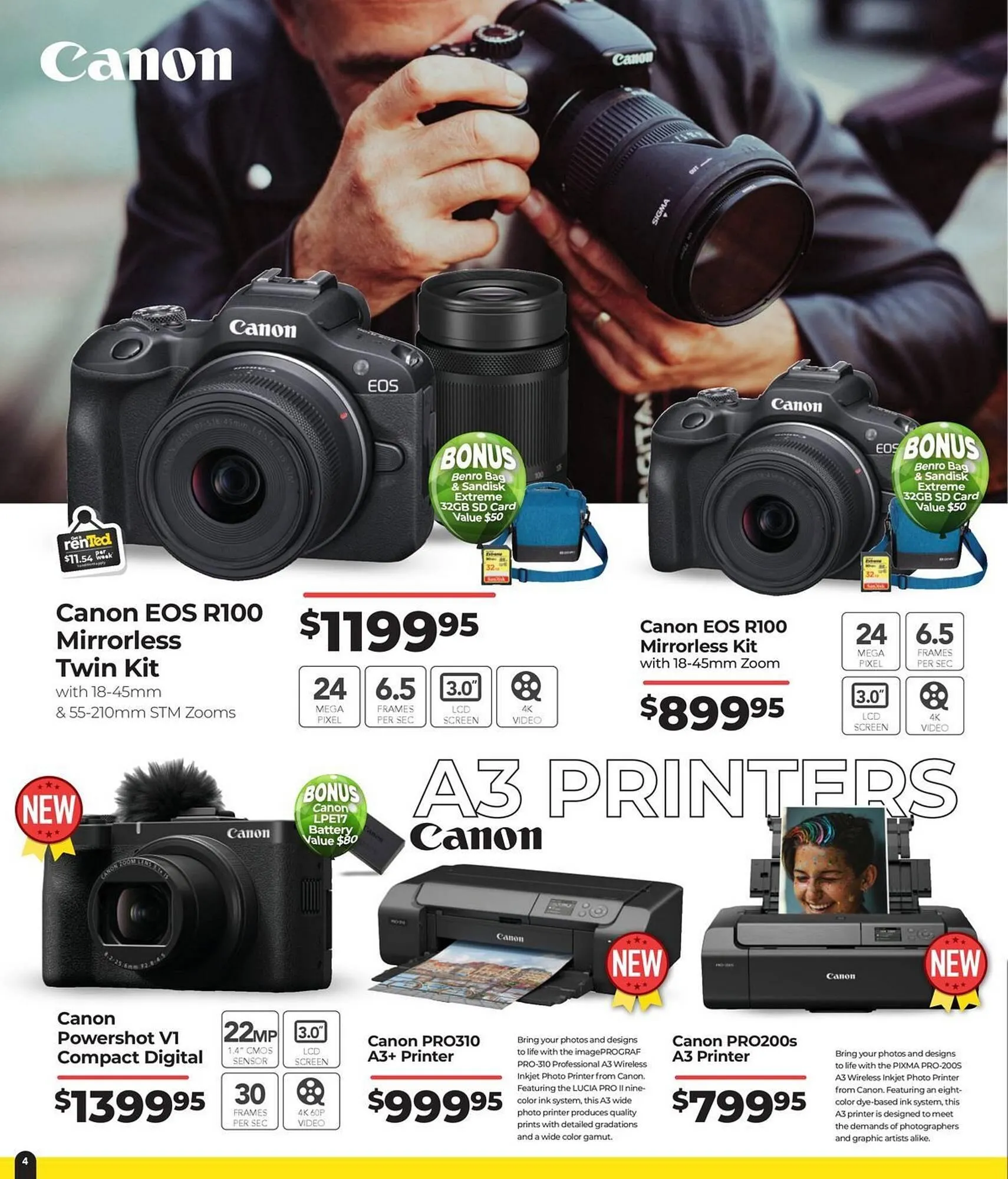 Teds Cameras catalogue - Catalogue valid from 4 August to 31 August 2025 - page 4