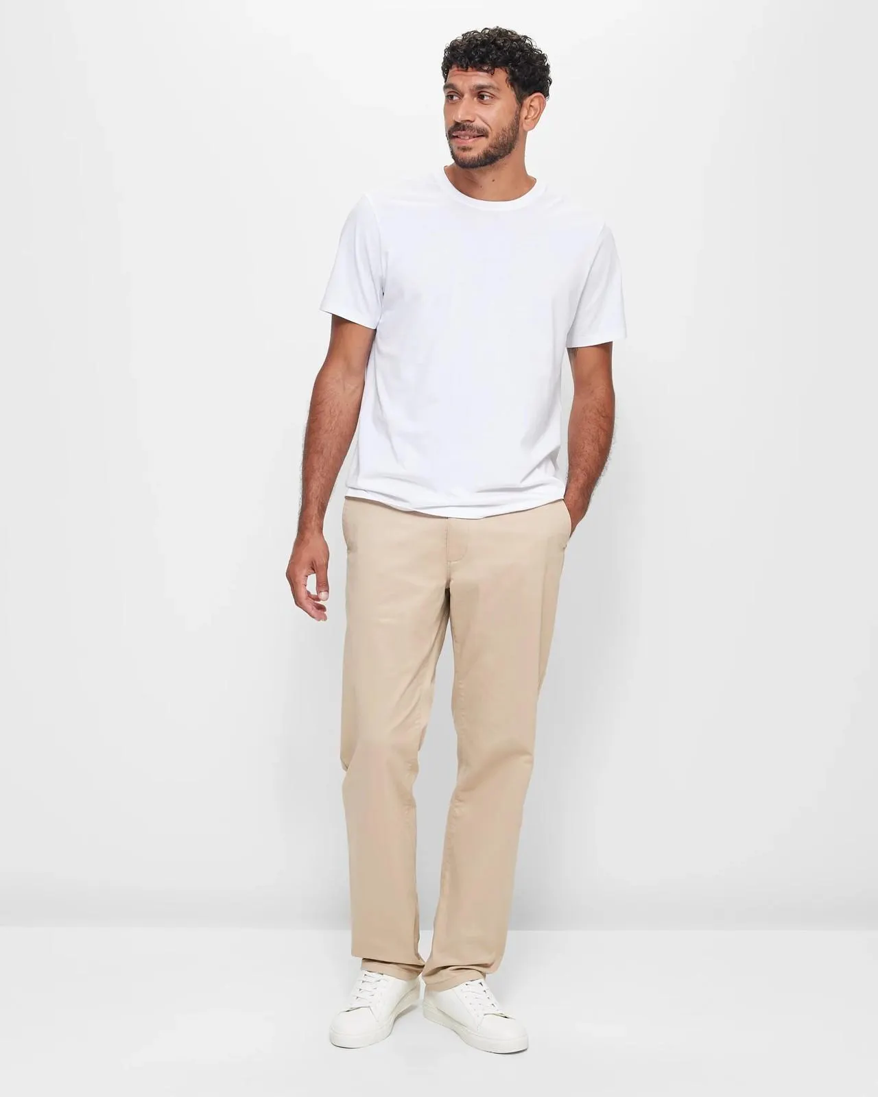 Relaxed Chino Pants - Sand