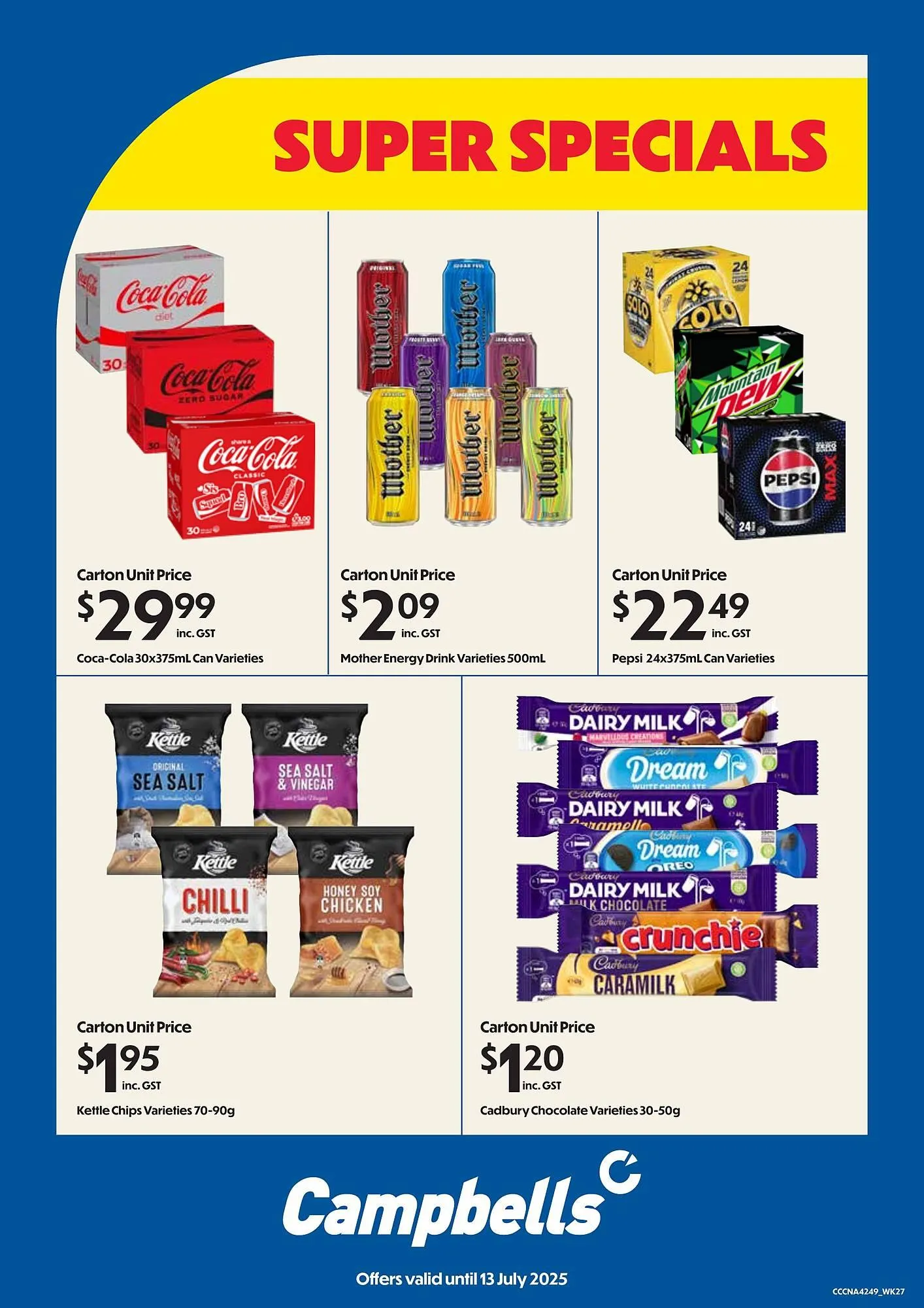 Campbells Wholesale catalogue - Catalogue valid from 28 June to 13 July 2025 - page 1