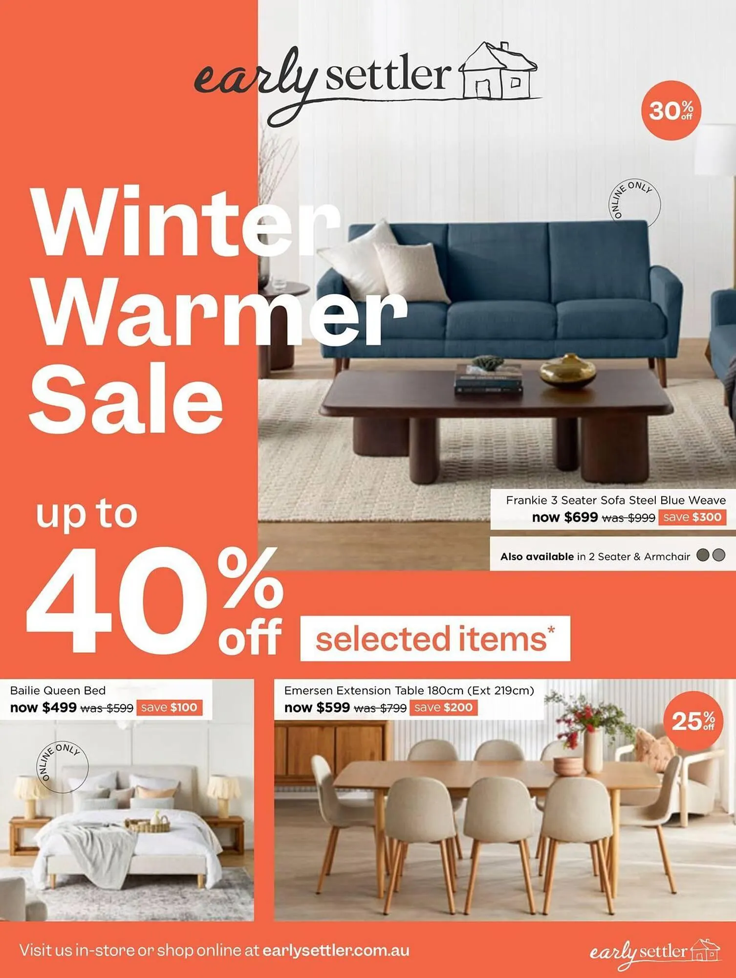 Early Settler catalogue - 1