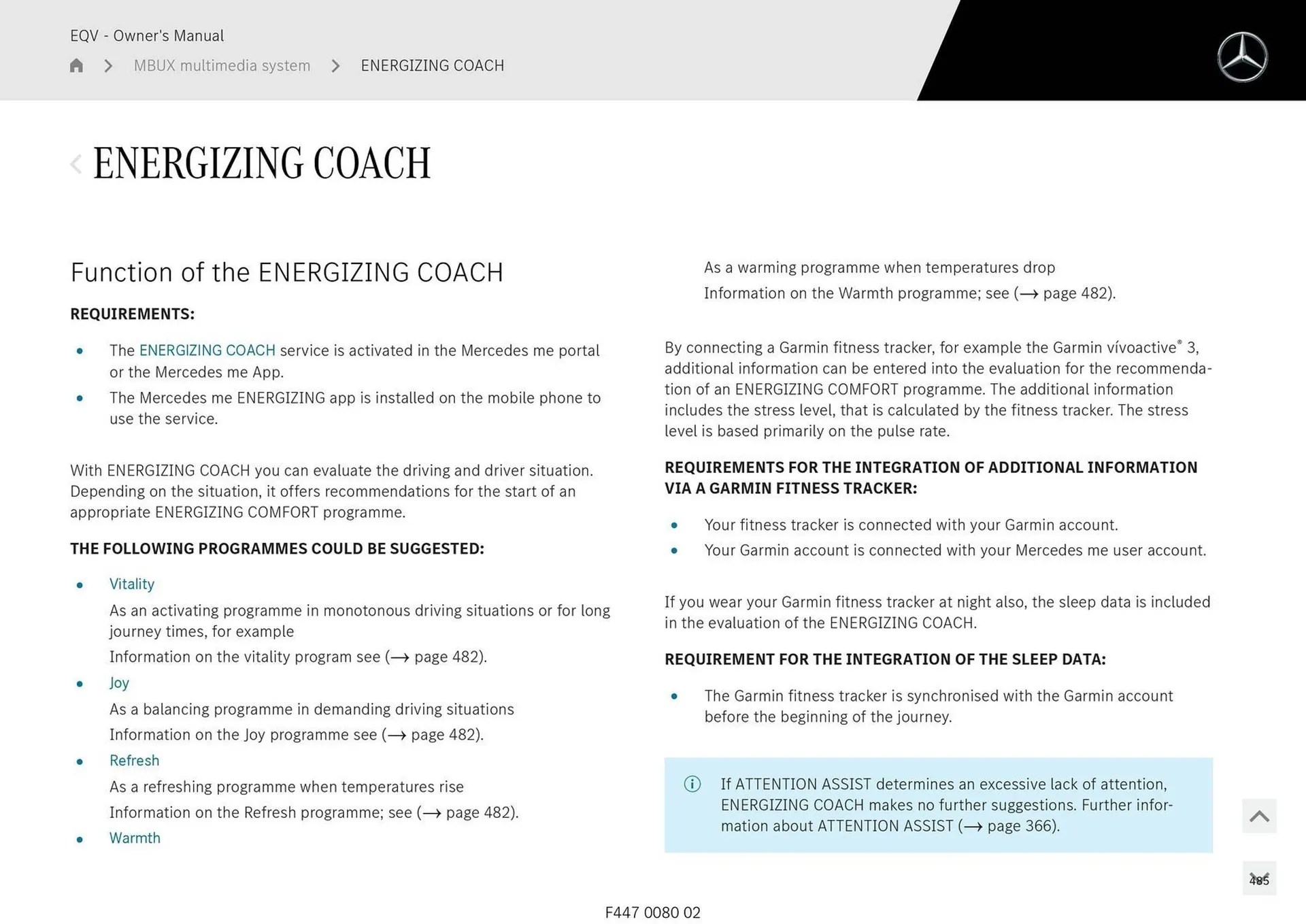 Mercedes-Benz catalogue - Catalogue valid from 11 September to 11 September 2025 - page 485