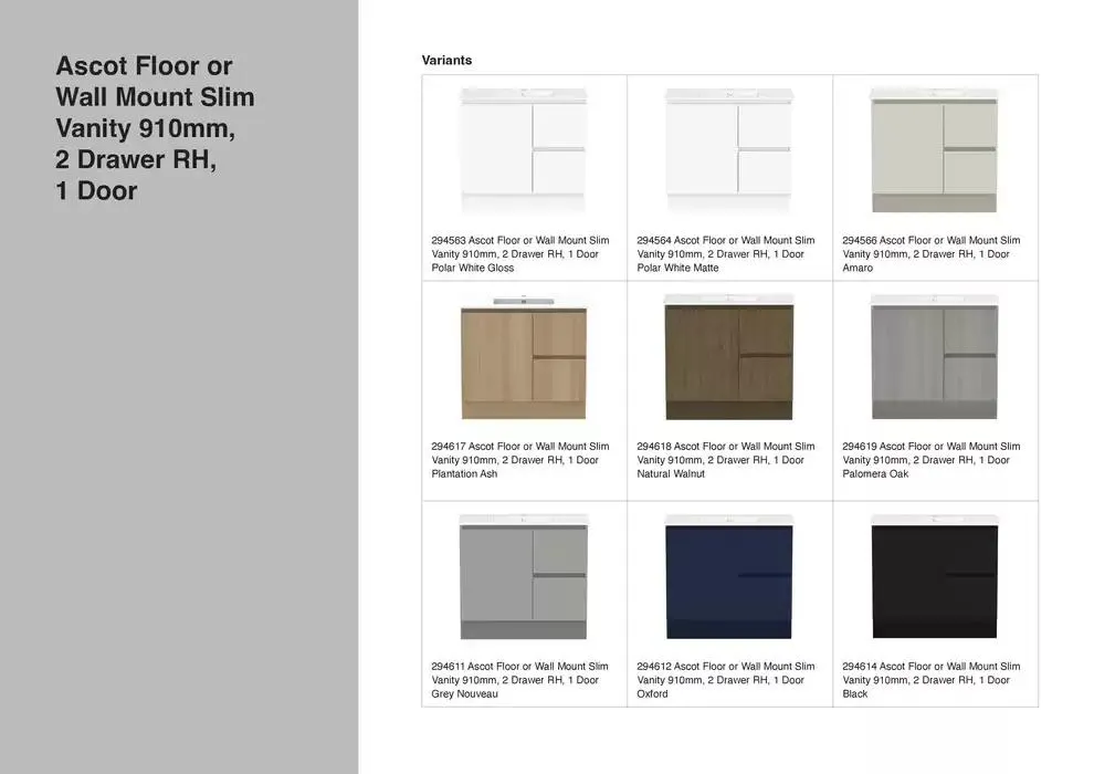 Raymor Vanities Brochure - Catalogue valid from 18 April to 30 April 2025 - page 44