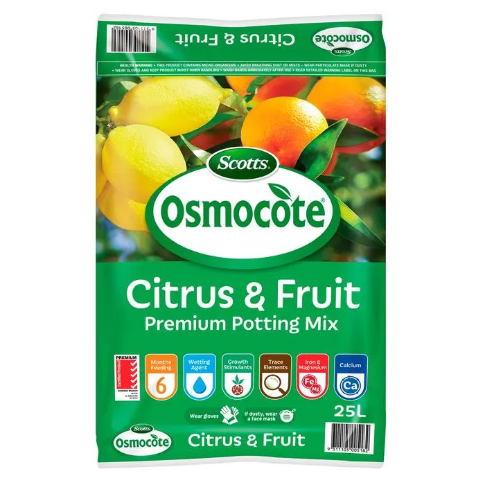 Scotts Osmocote 25L Citrus And Fruit Premium Potting Mix
