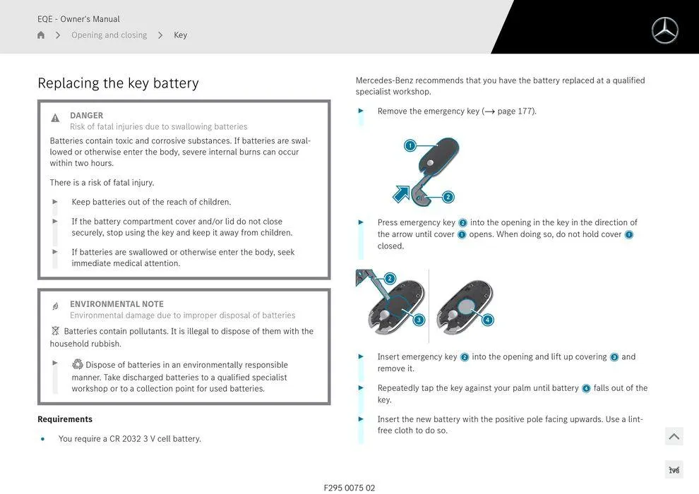 EQE Sedan - Catalogue valid from 11 September to 11 September 2025 - page 178