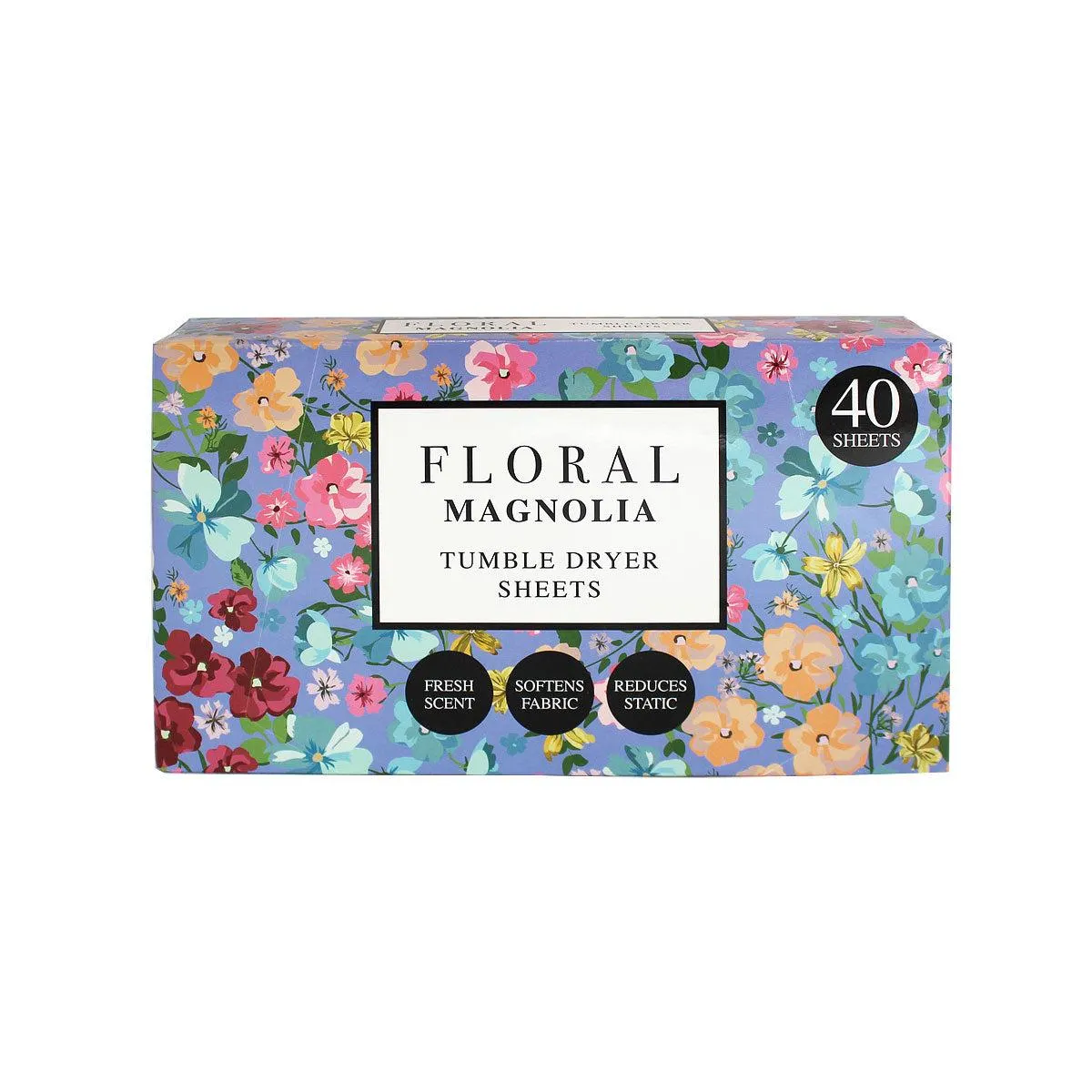 Floral Tumble Dryer Sheets Magnolia 40pk