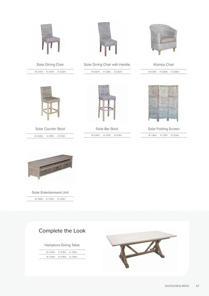 Outdoor & Patio - Catalogue valid from 16 October to 31 January 2025 - page 57