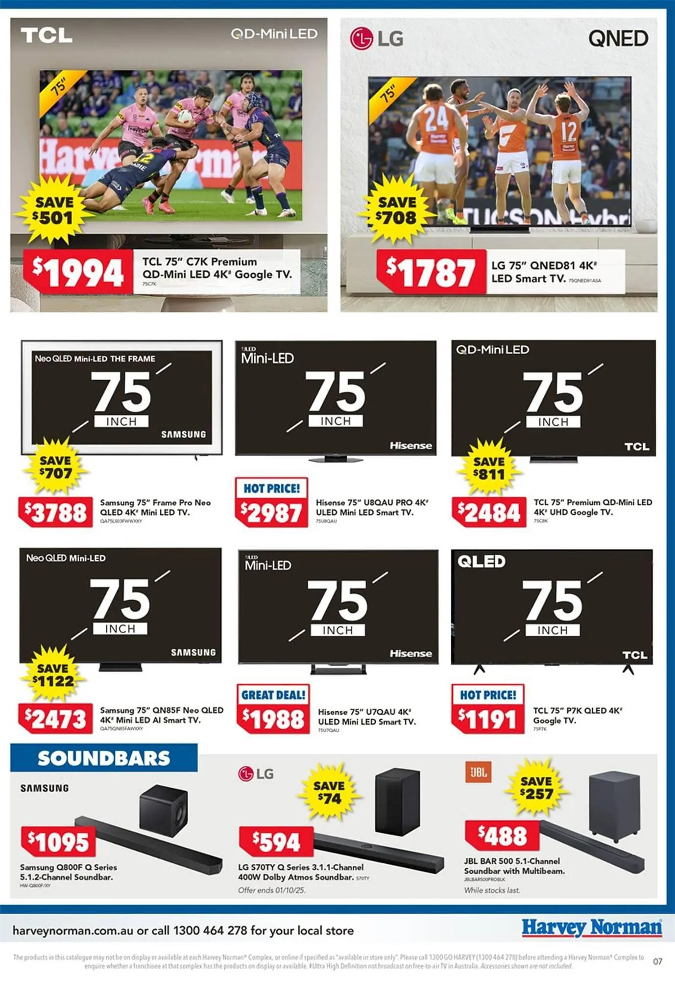 Harvey Norman catalogue - Catalogue valid from 25 September to 7 October 2025 - page 7