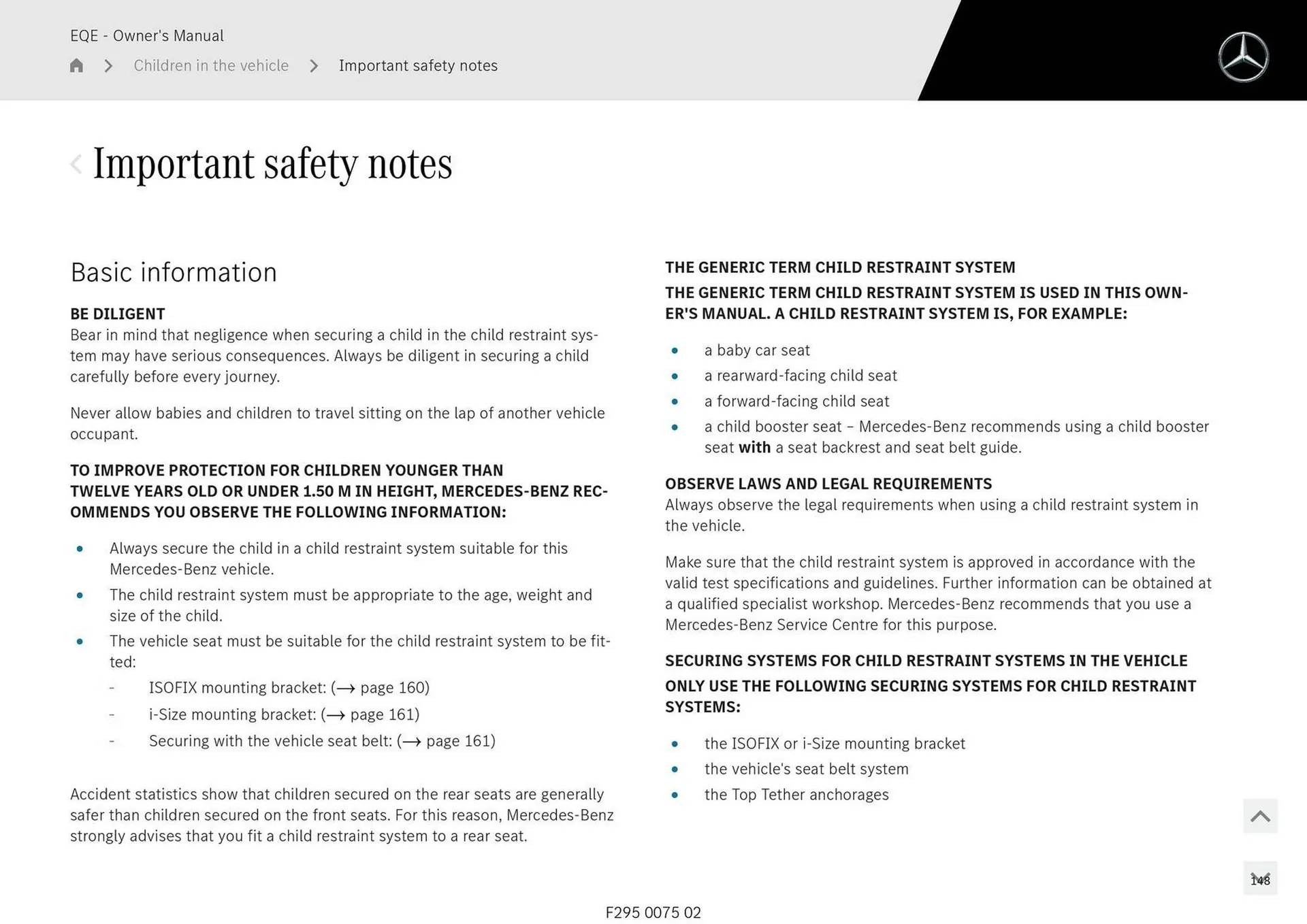 Mercedes-Benz catalogue - Catalogue valid from 11 September to 11 September 2025 - page 148