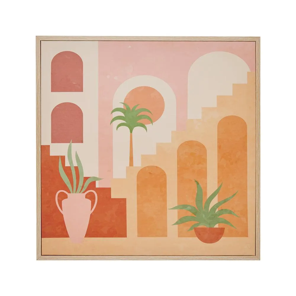 Canvas Wall Art Arches 50x50cm