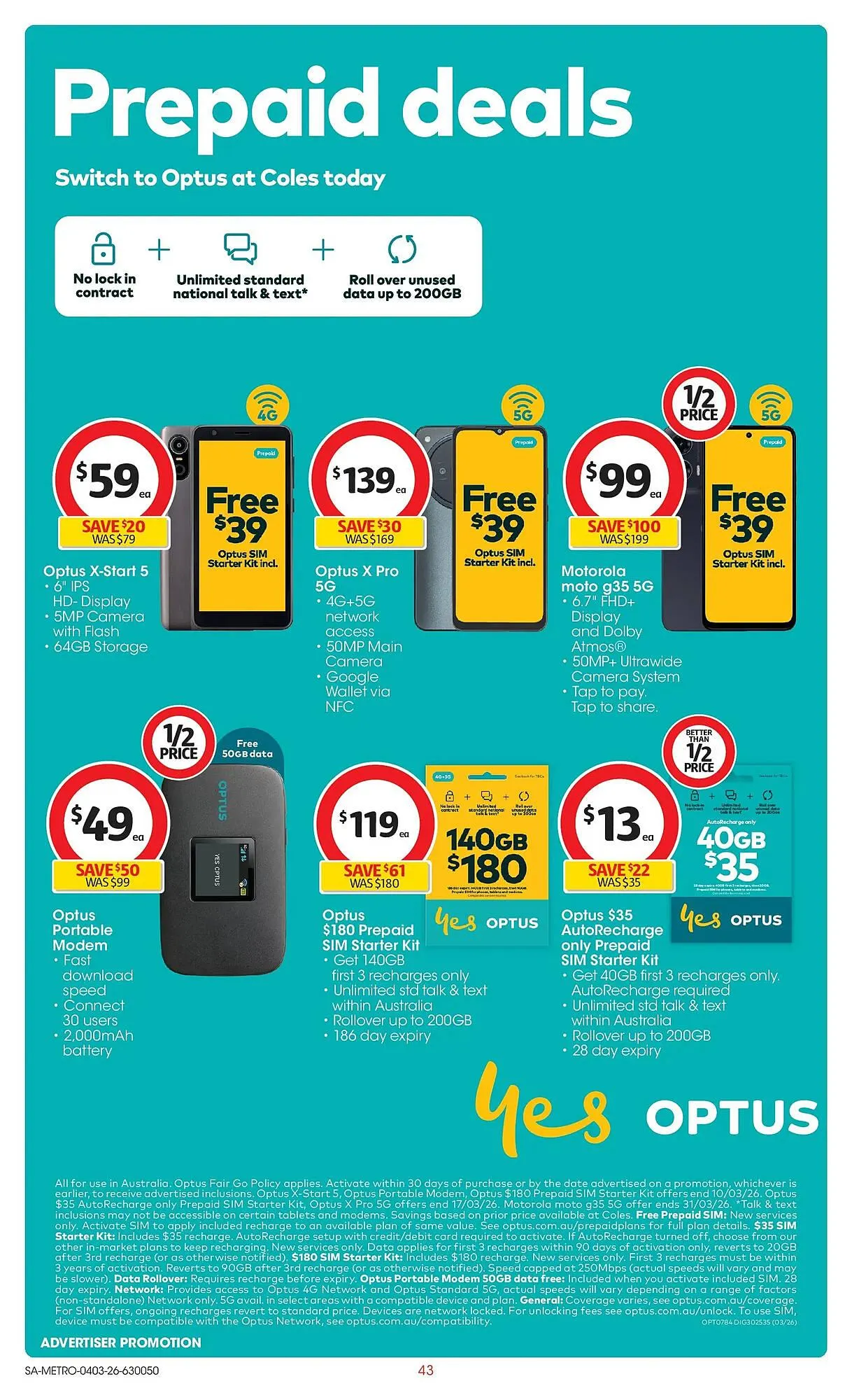 Coles catalogue - Catalogue valid from 4 March to 10 March 2026 - page 43