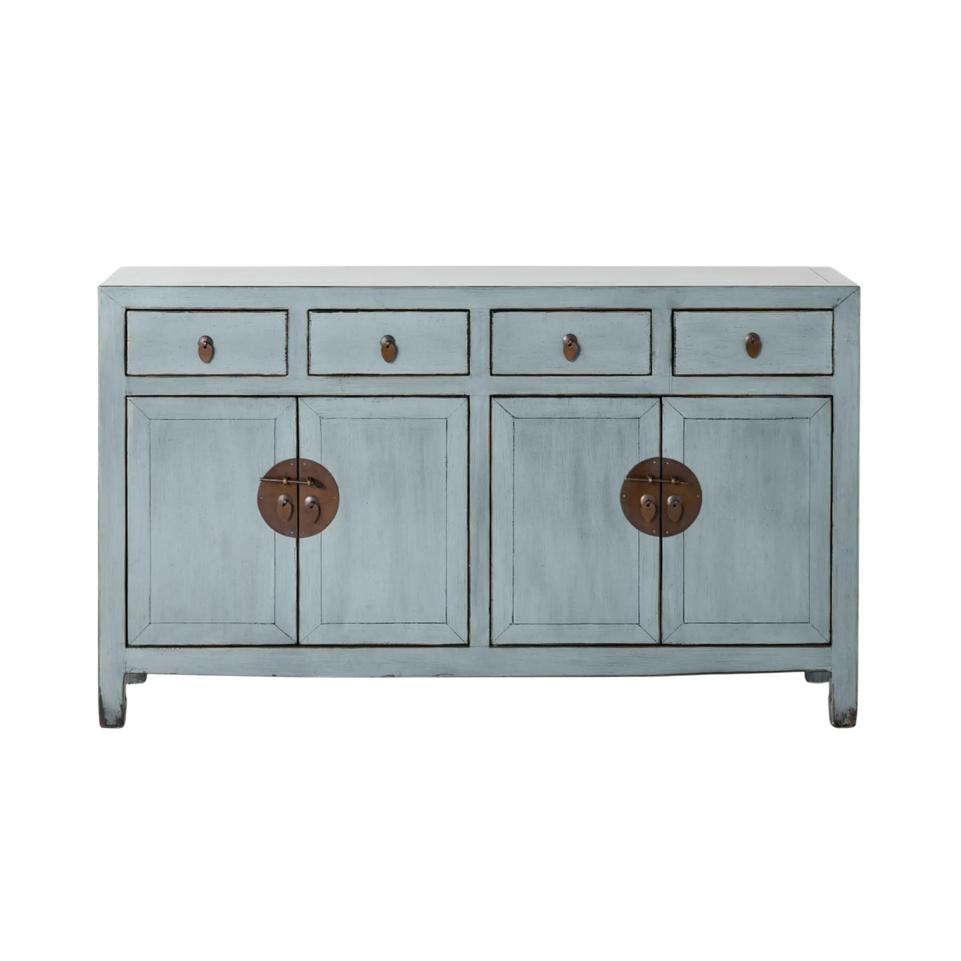 Sansha 4 Door & 4 Drawer Sideboard Dove Grey