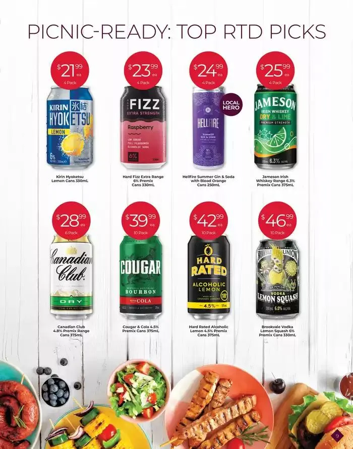 Seasonal Sips, Festive Favourites - Catalogue valid from 30 October to 26 November 2024 - page 9