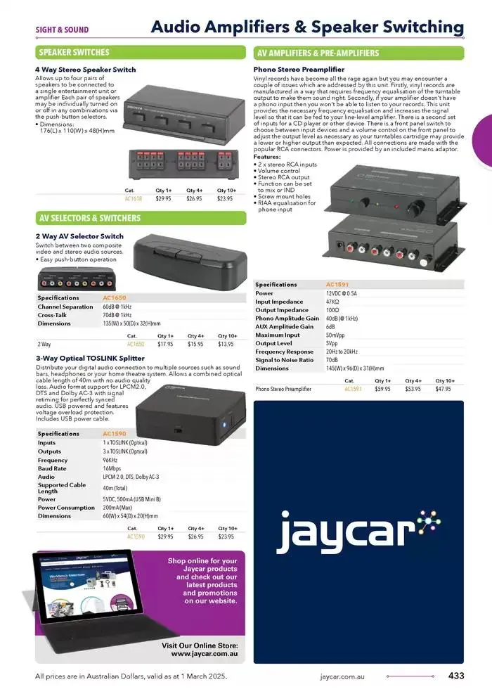 Celebrating 40 Years In Electronics - Catalogue valid from 4 March to 31 March 2025 - page 433