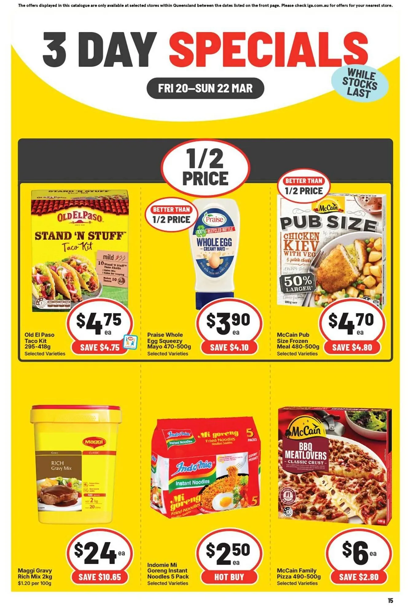 IGA catalogue - Catalogue valid from 20 March to 22 March 2026 - page 3
