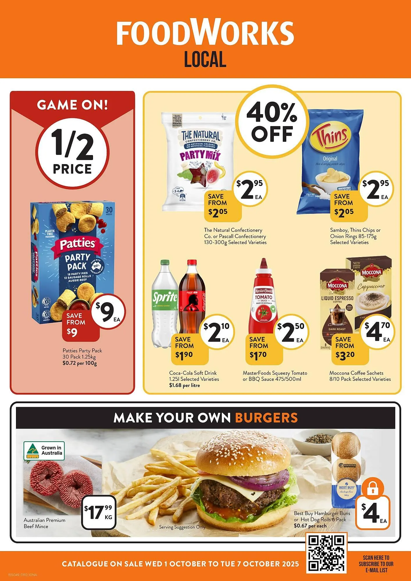 Foodworks catalogue - Catalogue valid from 1 October to 7 October 2025 - page 1