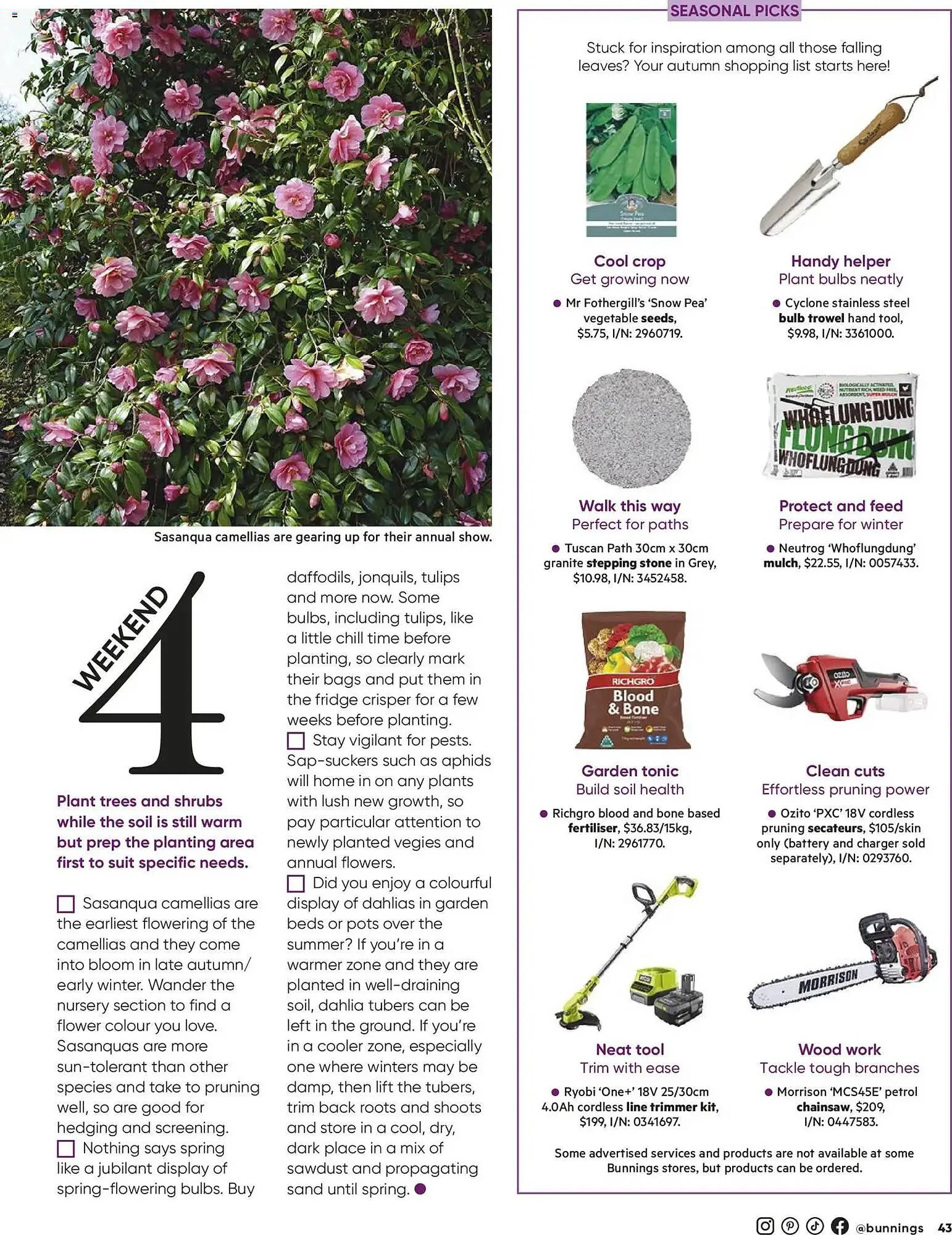 Bunnings catalogue - Catalogue valid from 28 February to 31 March 2026 - page 43