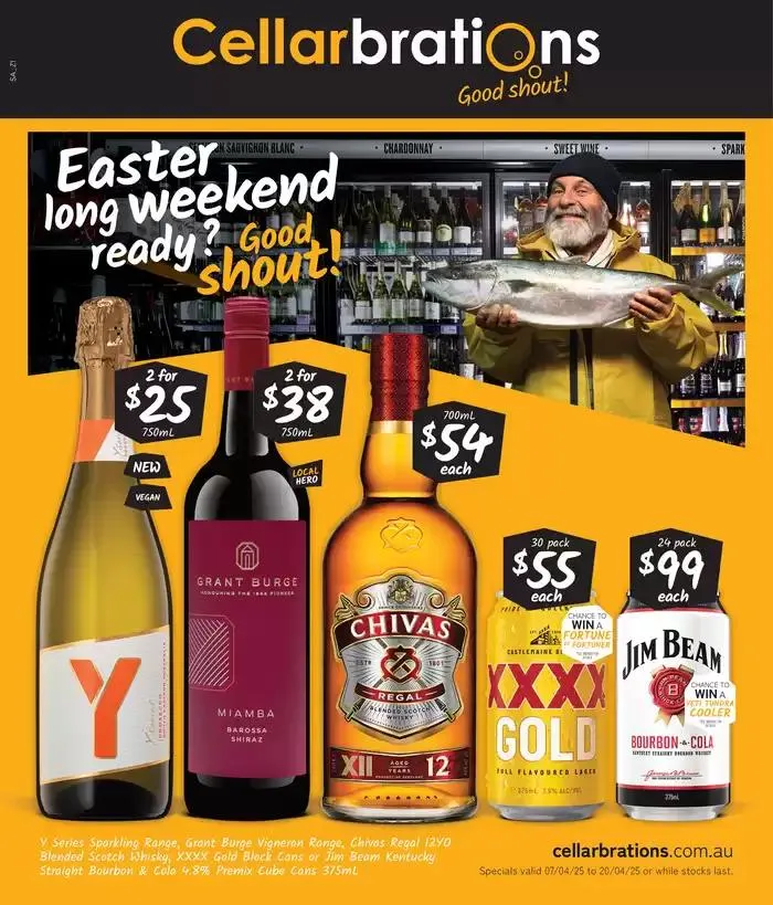 Easter Long Weekend Ready - SA Z1 - Catalogue valid from 7 April to 20 April 2025 - page 1