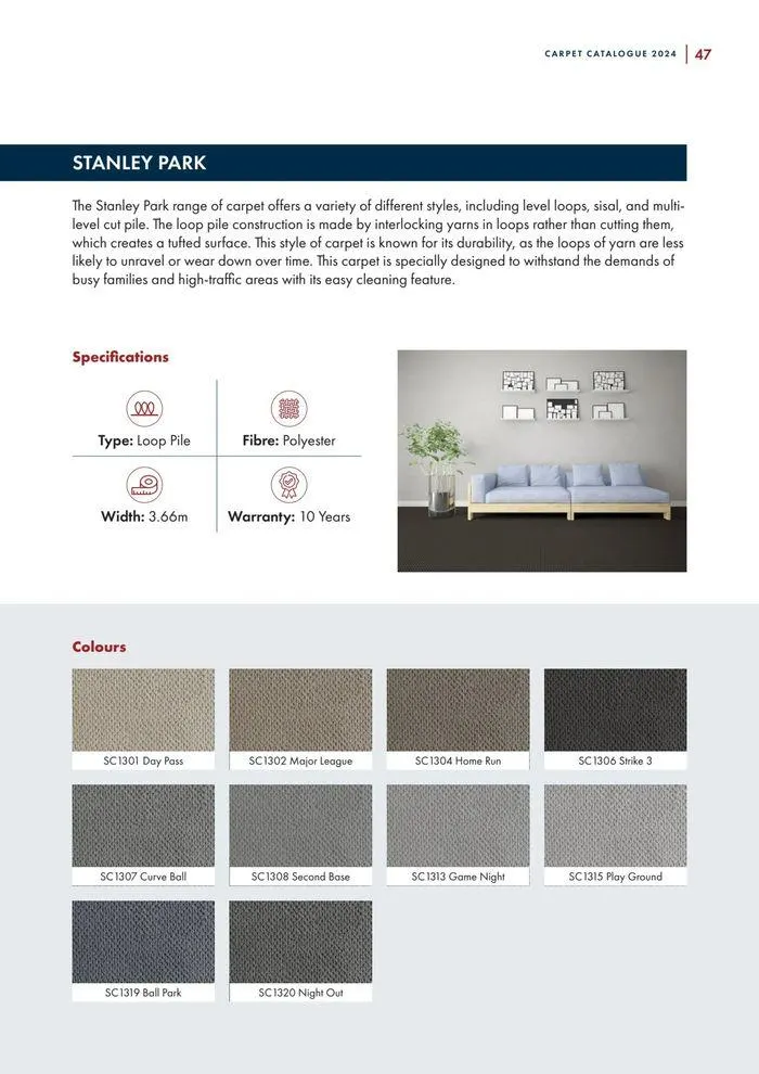 Carpet Catalogue - Catalogue valid from 24 September to 31 December 2024 - page 47