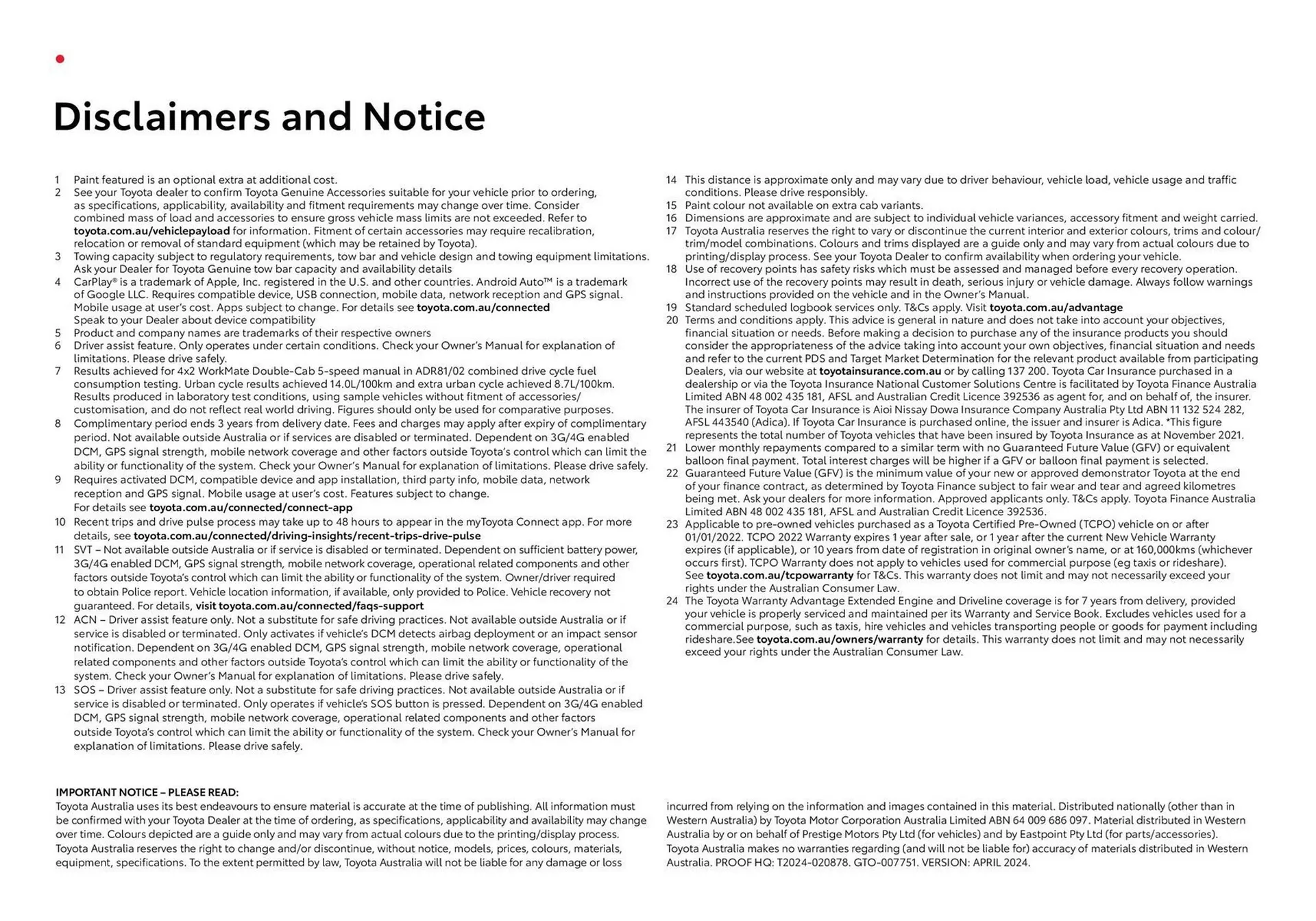 Toyota catalogue - Catalogue valid from 9 May to 9 May 2025 - page 26