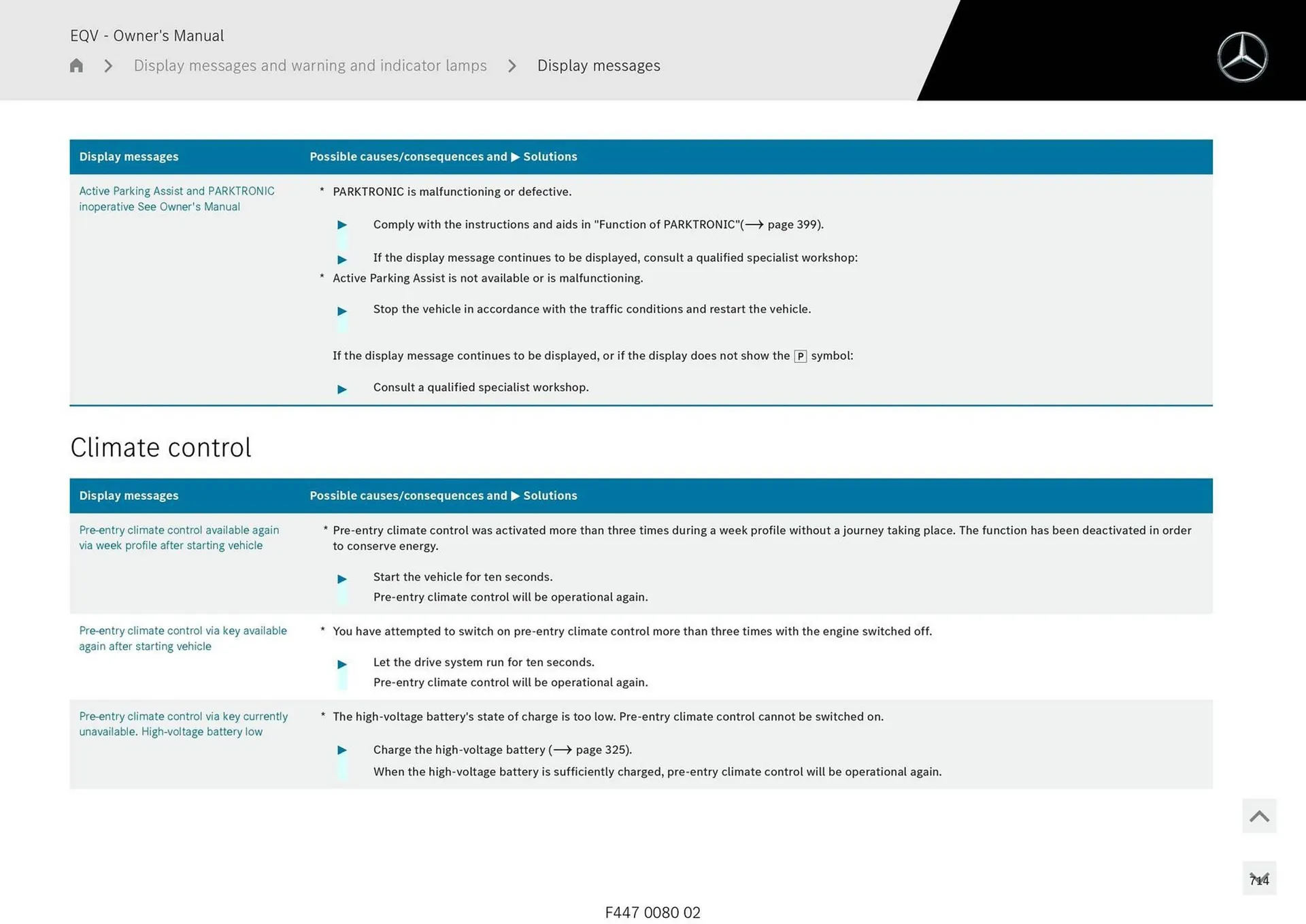 Mercedes-Benz catalogue - Catalogue valid from 11 September to 11 September 2025 - page 714
