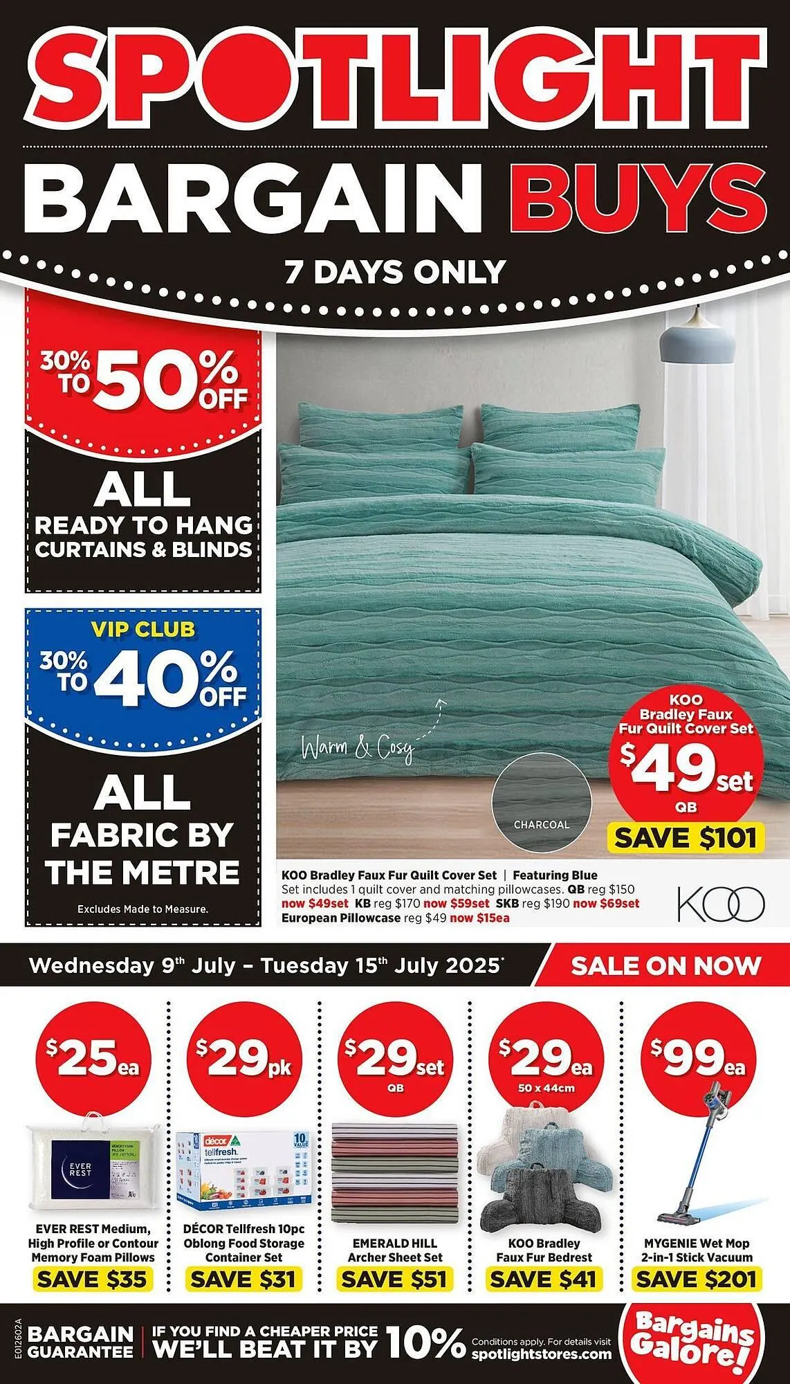 Spotlight catalogue - Catalogue valid from 9 July to 15 July 2025 - page 1