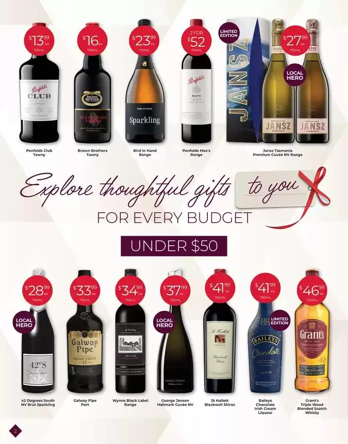 Seasonal Sips, Festive Favourites - Catalogue valid from 30 October to 26 November 2024 - page 2