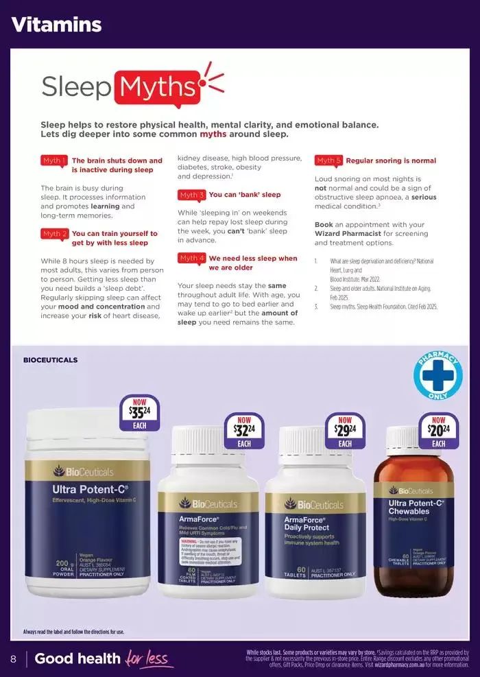 Vitamin Super Sale - Catalogue valid from 24 March to 6 April 2025 - page 8