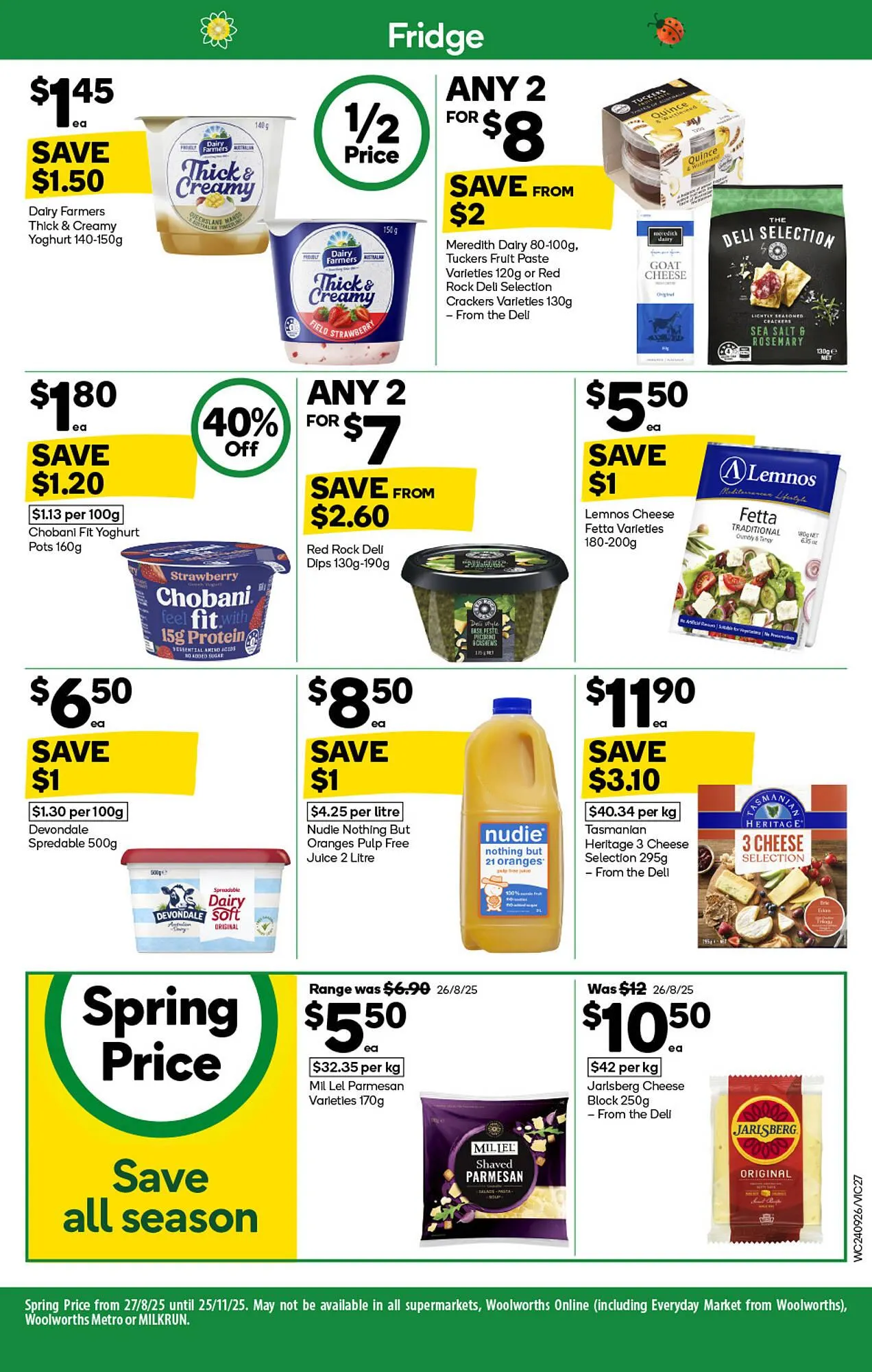Woolworths catalogue - Catalogue valid from 24 September to 30 September 2025 - page 27