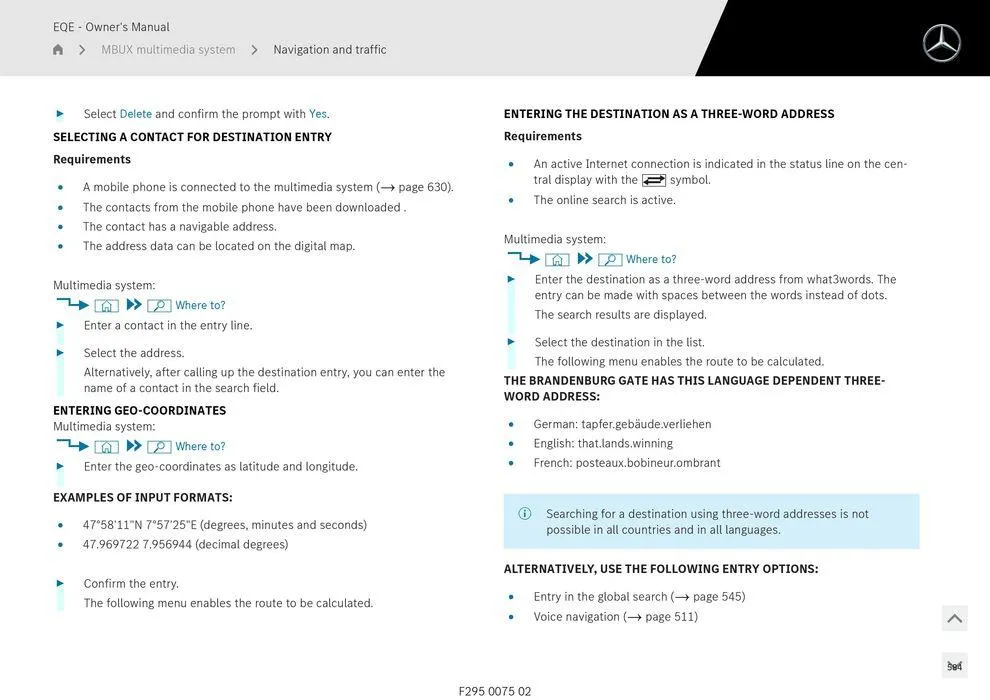 EQE Sedan - Catalogue valid from 11 September to 11 September 2025 - page 584