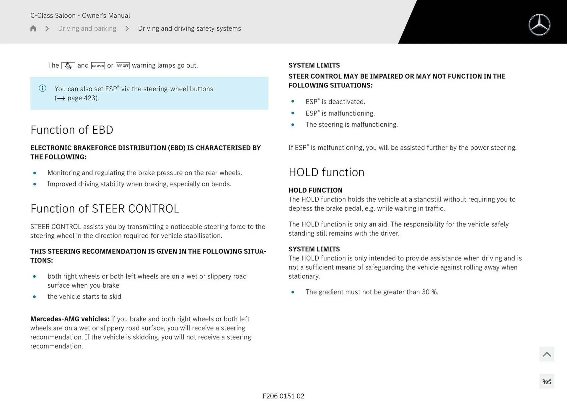 Mercedes-Benz catalogue - Catalogue valid from 28 April to 28 May 2025 - page 425