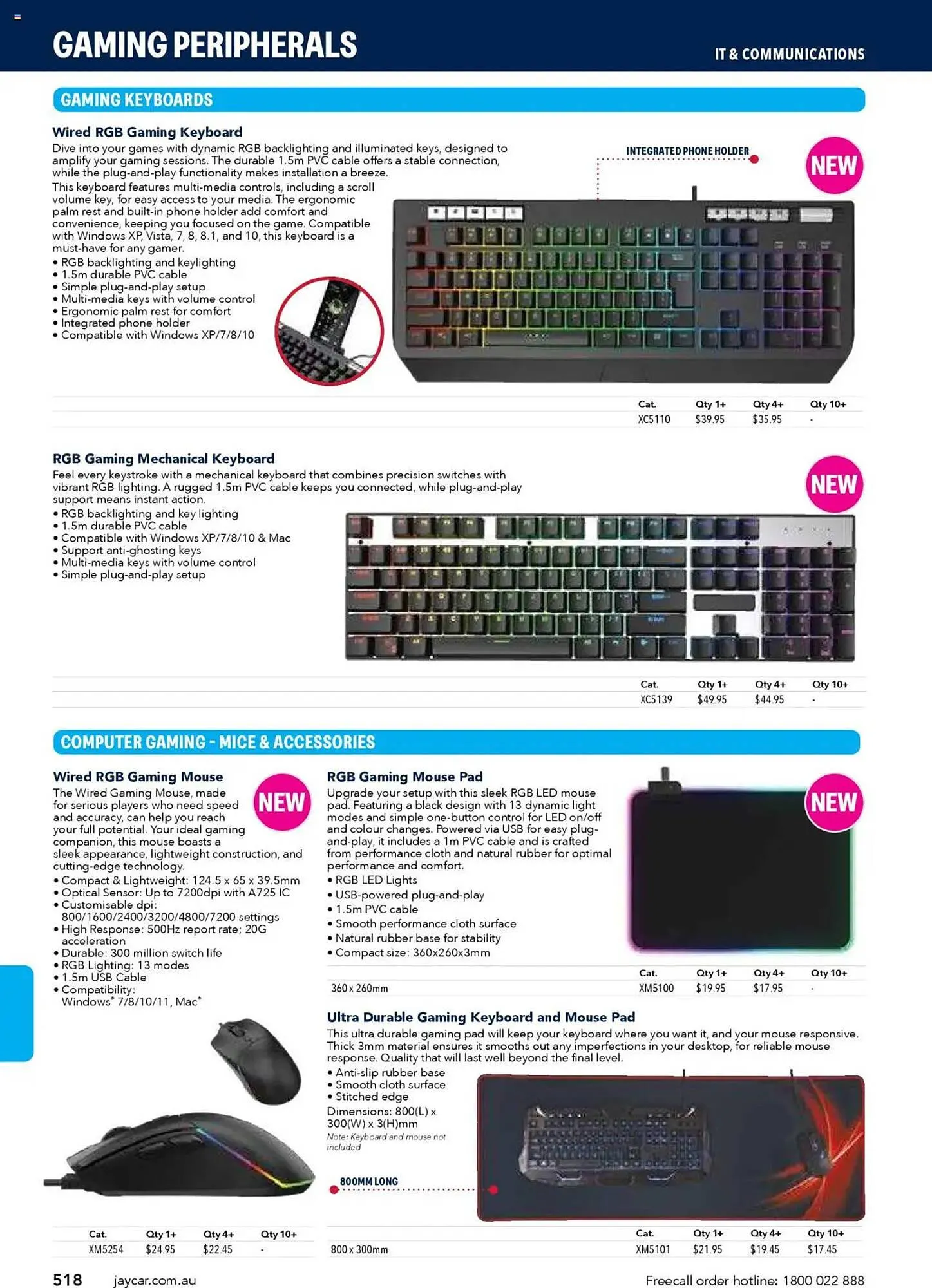 Jaycar Electronics catalogue - Catalogue valid from 8 July to 9 July 2026 - page 518