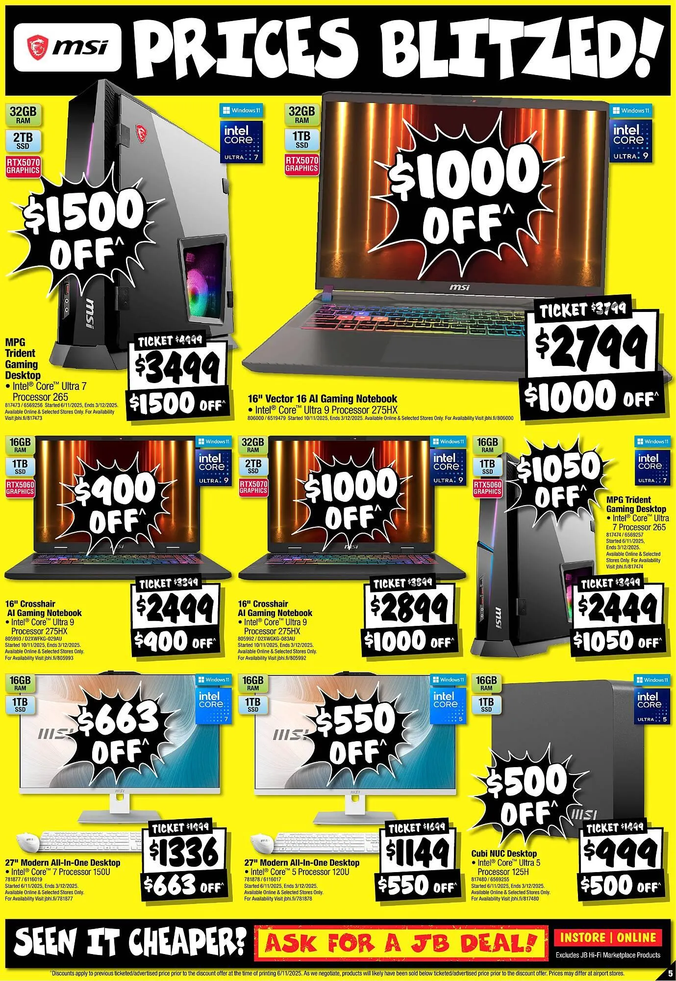JB Hi-Fi catalogue - Catalogue valid from 11 November to 1 December 2025 - page 5