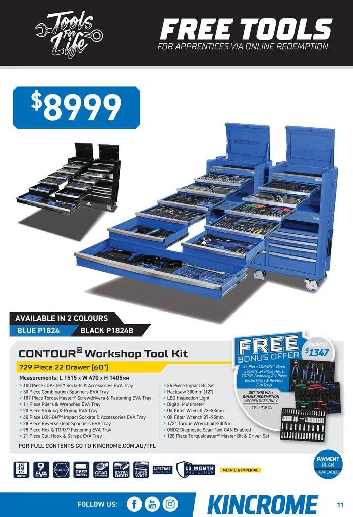 Free Tools For Apprentinces - Catalogue valid from 1 November to 31 December 2024 - page 11