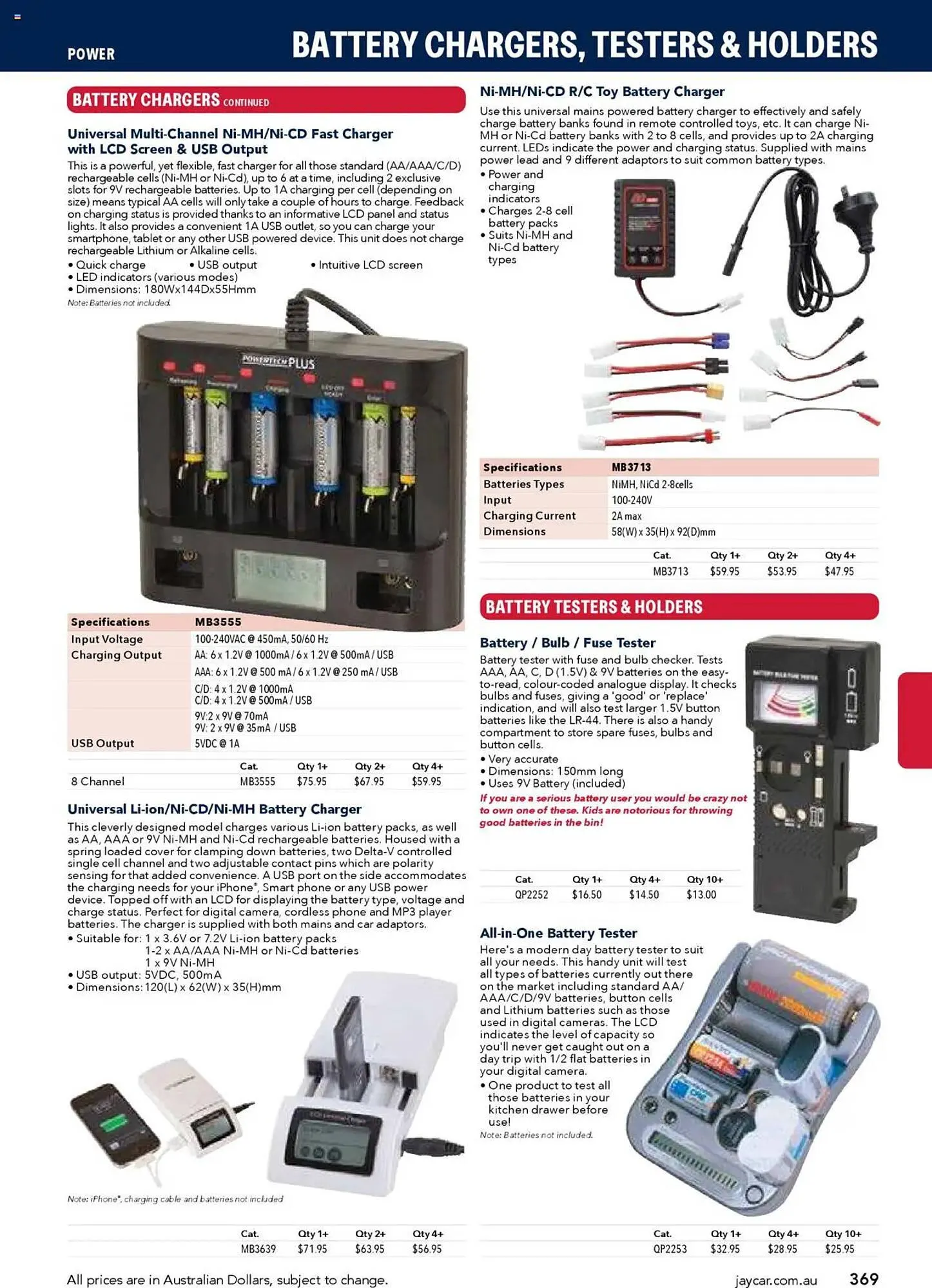 Jaycar Electronics catalogue - Catalogue valid from 8 July to 9 July 2026 - page 369