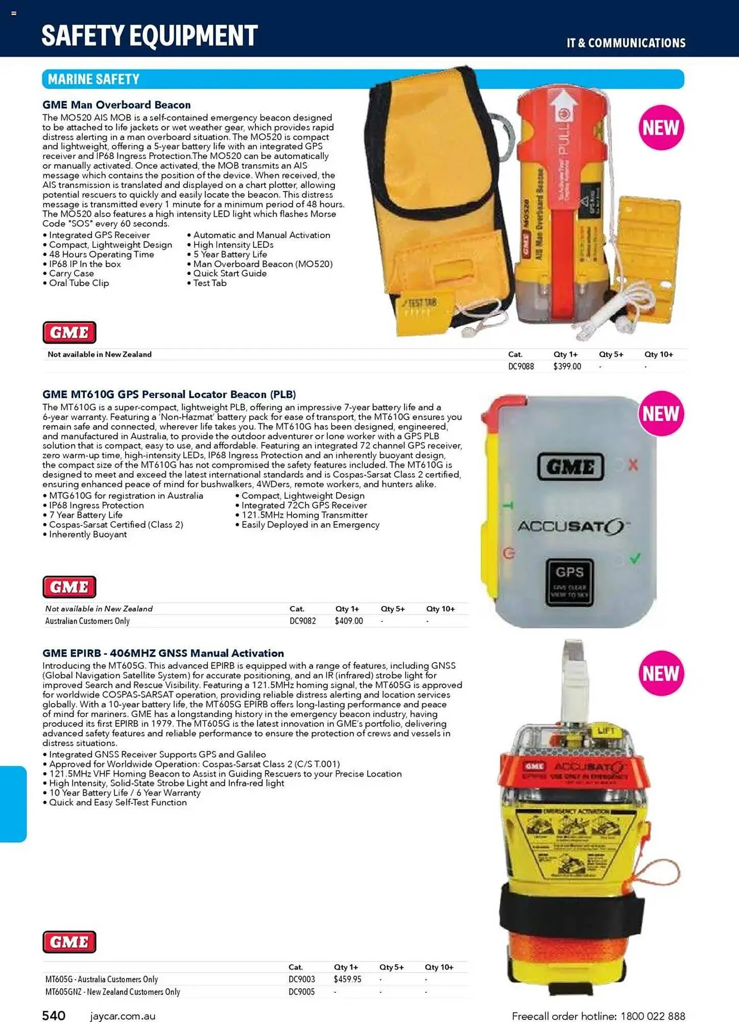 Jaycar Electronics catalogue - Catalogue valid from 8 July to 9 July 2026 - page 540