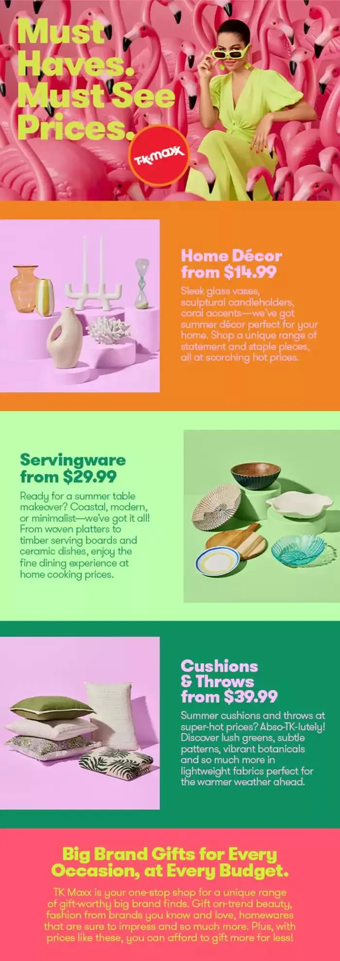 Must Haves. Must See Prices. - 1