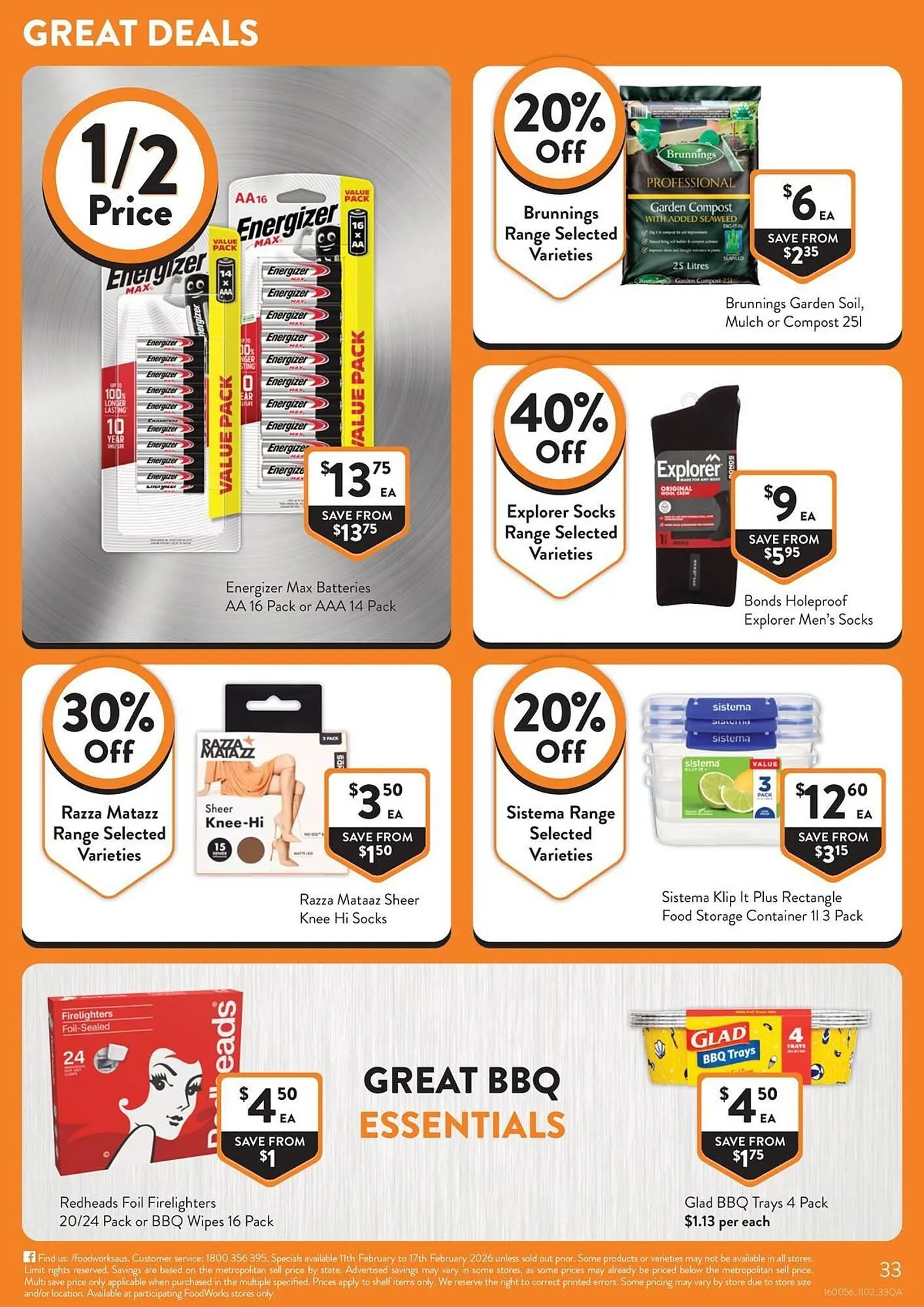 Foodworks catalogue - Catalogue valid from 11 February to 17 February 2026 - page 33