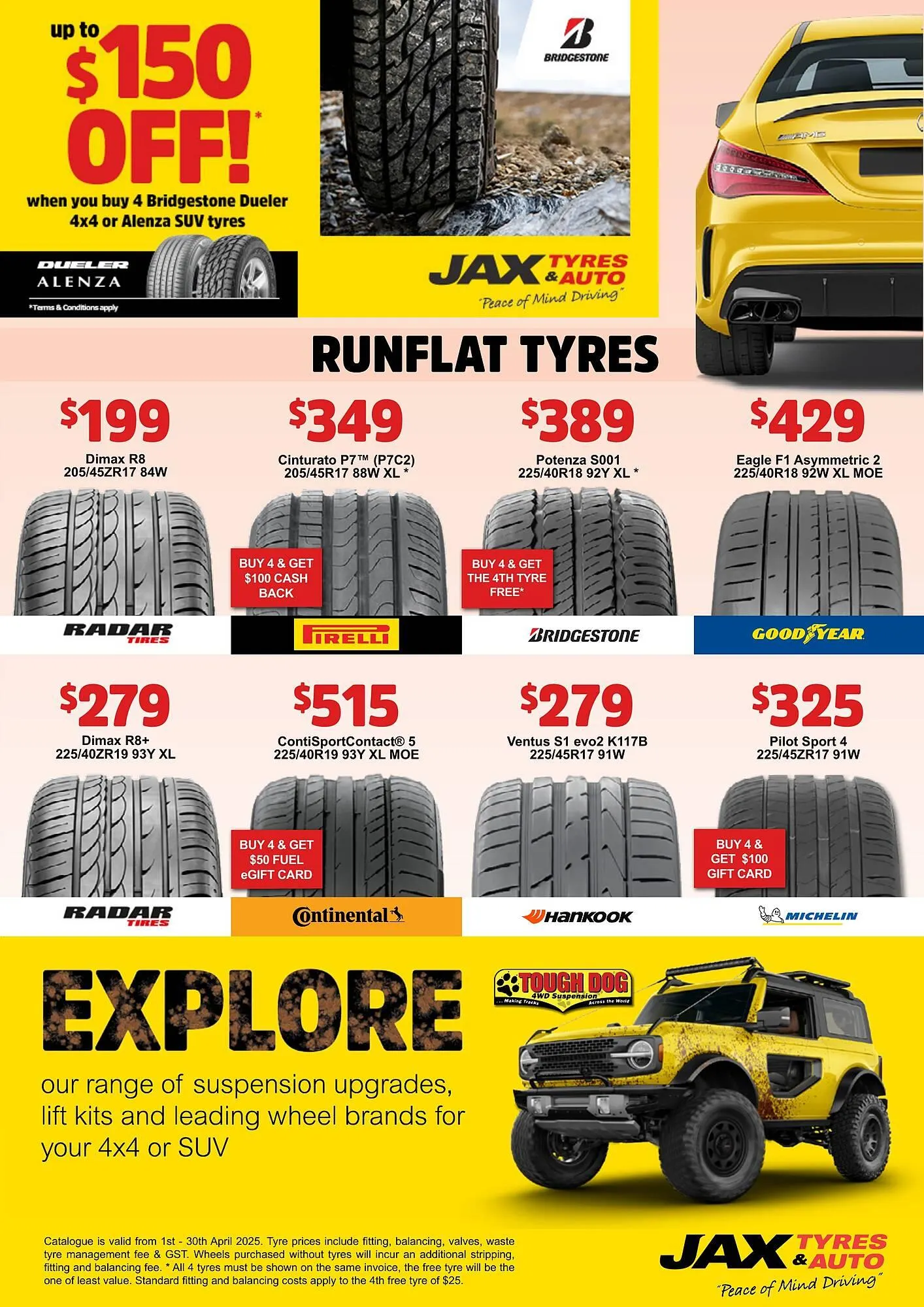 Jax Tyres catalogue - Catalogue valid from 1 April to 30 April 2025 - page 9