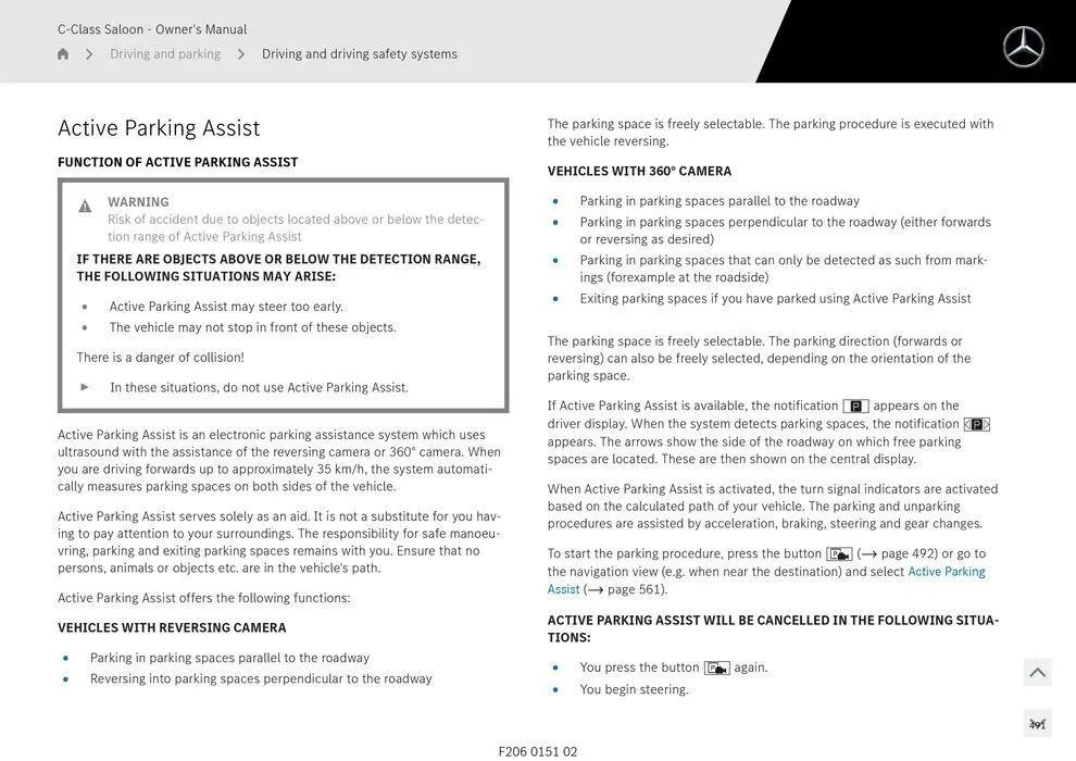 C-Class Sedan - Catalogue valid from 11 September to 11 September 2025 - page 491