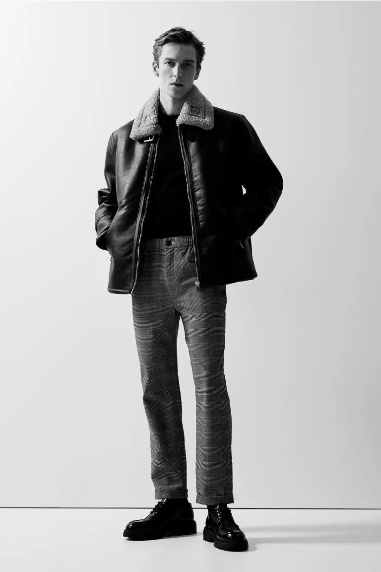 Regular Fit Twill Joggers